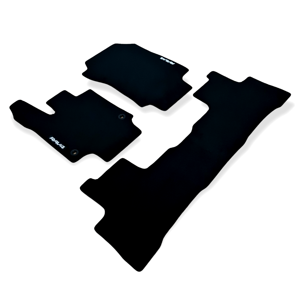 Car Floor Mats Velour For Toyota RAV 4 Waterproof Black Rugs Carpet Auto Liners