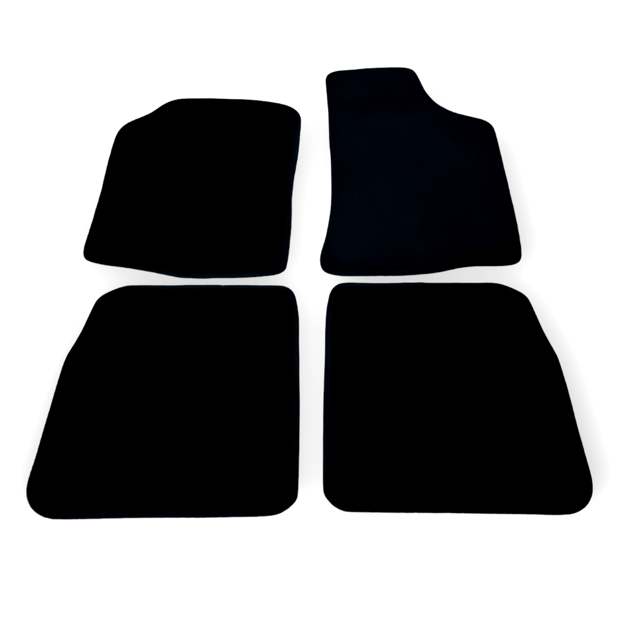 Car Floor Mats For VW Golf Mk1 Velour Waterproof Black Carpet Rugs Auto Liners