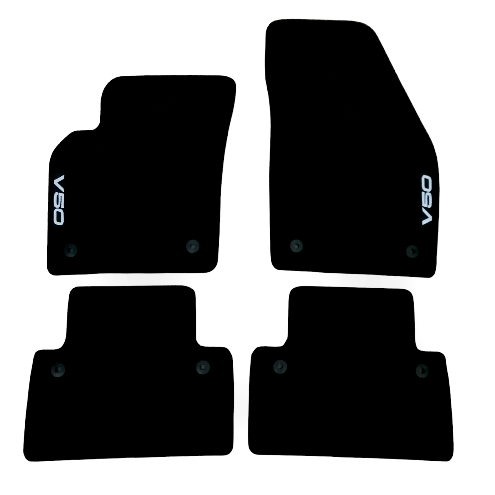For Volvo V50 Carpet Car Floor Mats 2004-2011 OEM Quality Velour Auto Rugs New