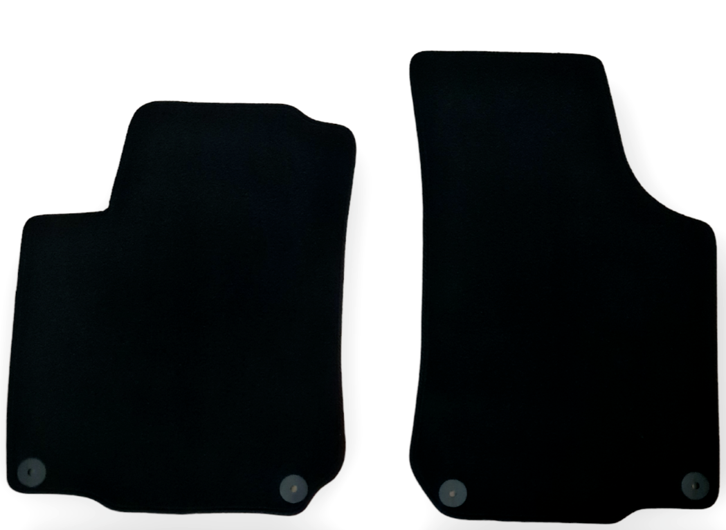 Front Car Floor Mats Velour For Seat Leon MK1 Waterproof Carpet Auto Liners 2pcs