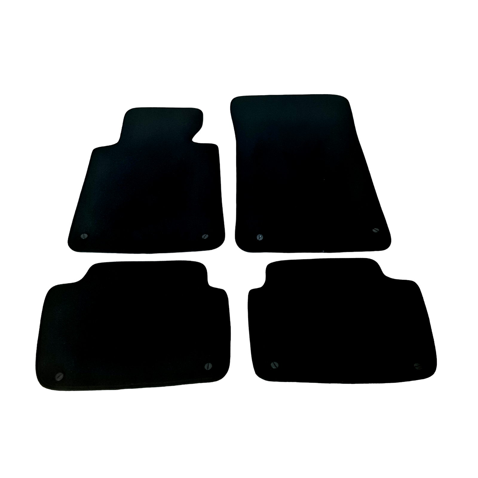 Car Floor Mats For BMW 3 M3 E46 Velour Waterproof Black Carpet Auto Liners New