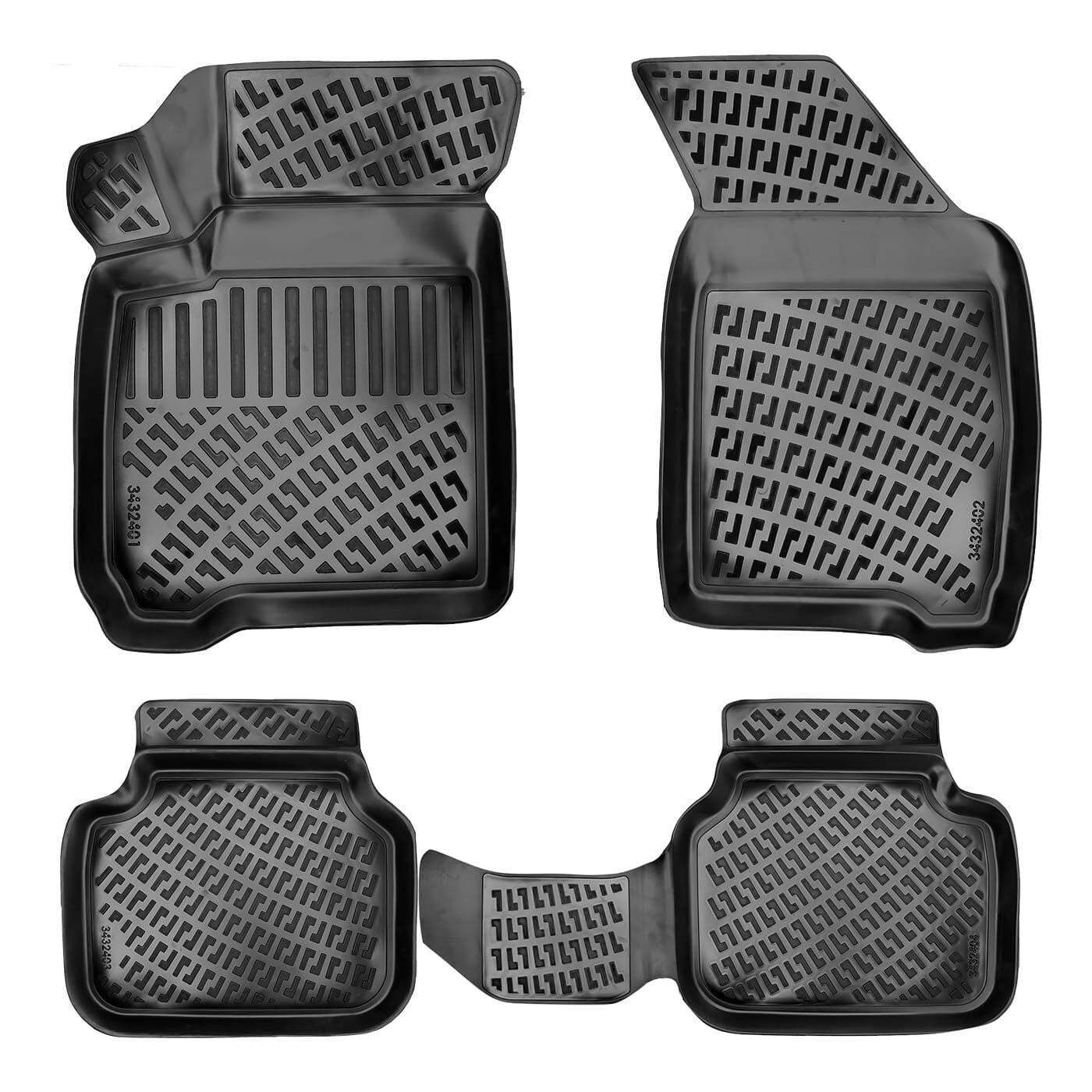 Car Floor Mats Liners For Fiat Freemont 2011-2016 All Season Heavy Duty 3D Rugs