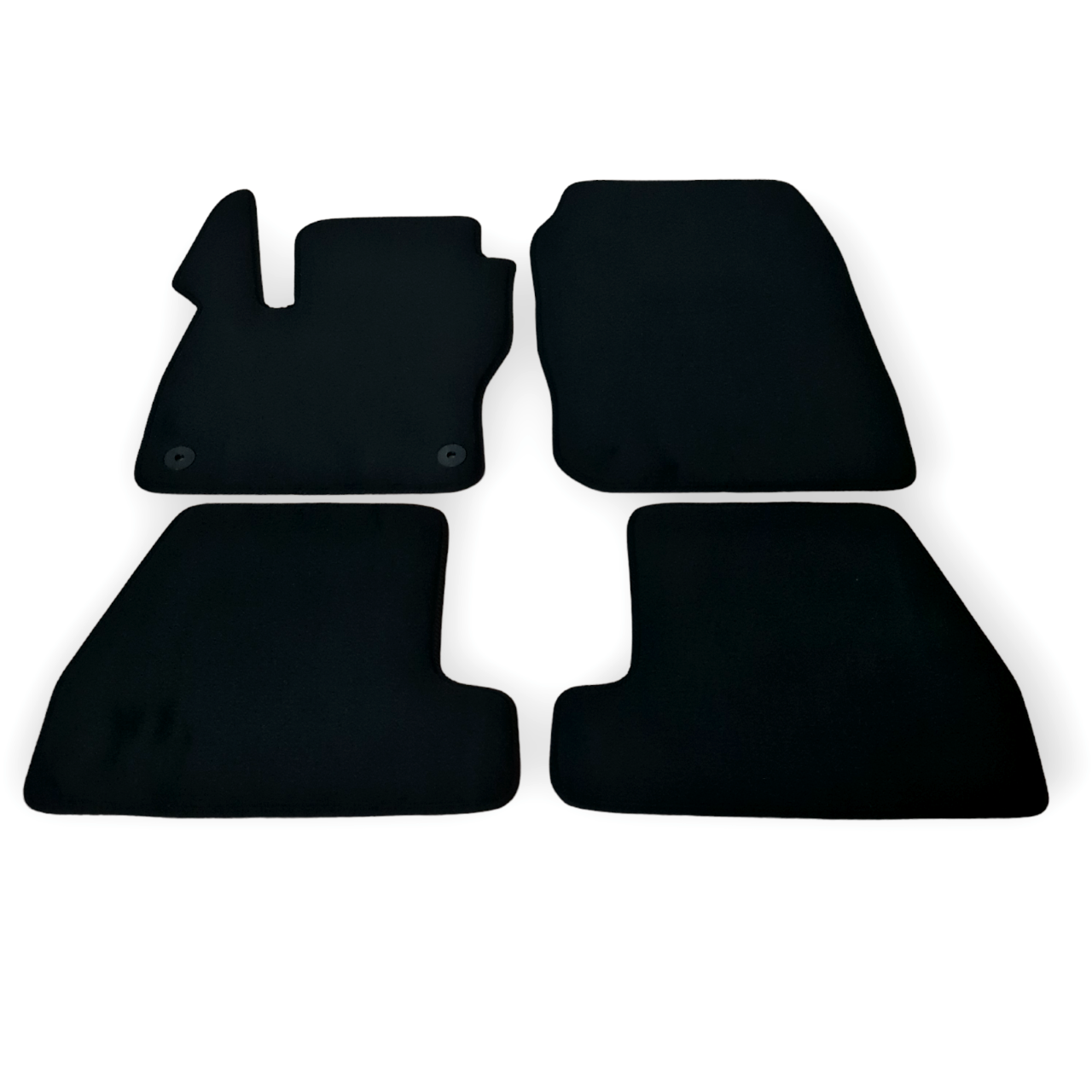 Car Floor Mats Velour For Ford Focus Waterproof Black Carpet Rugs Auto Liners