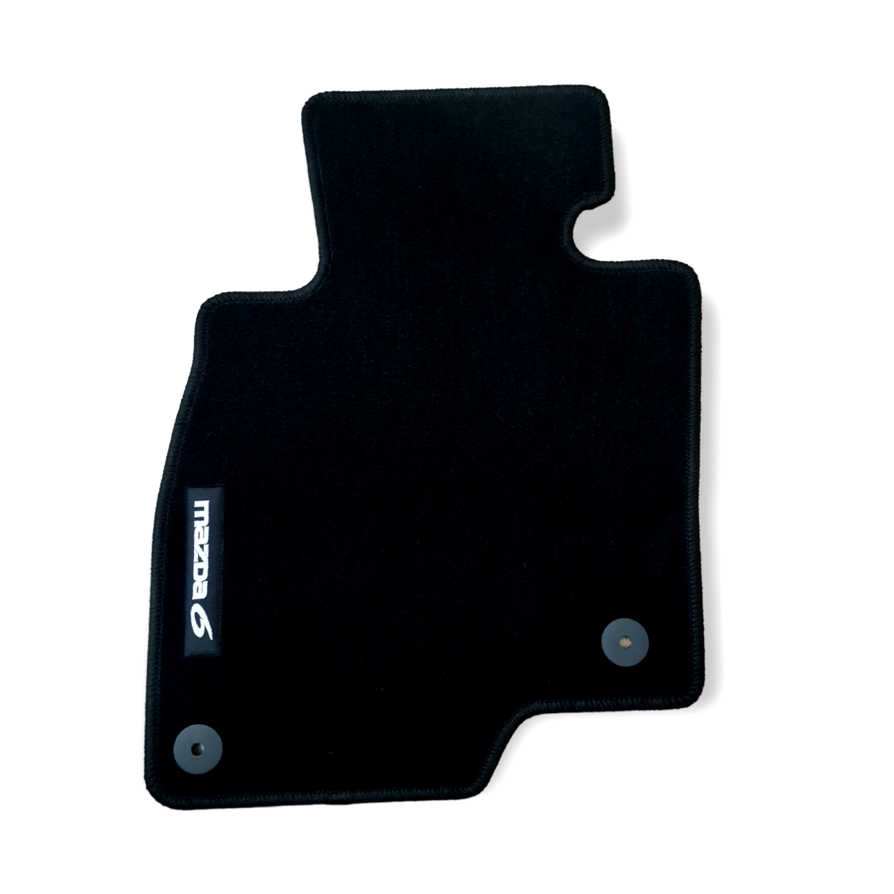 Front Car Floor Mats For Mazda 6 Sedan Velour Waterproof Black Carpet Rugs Liner