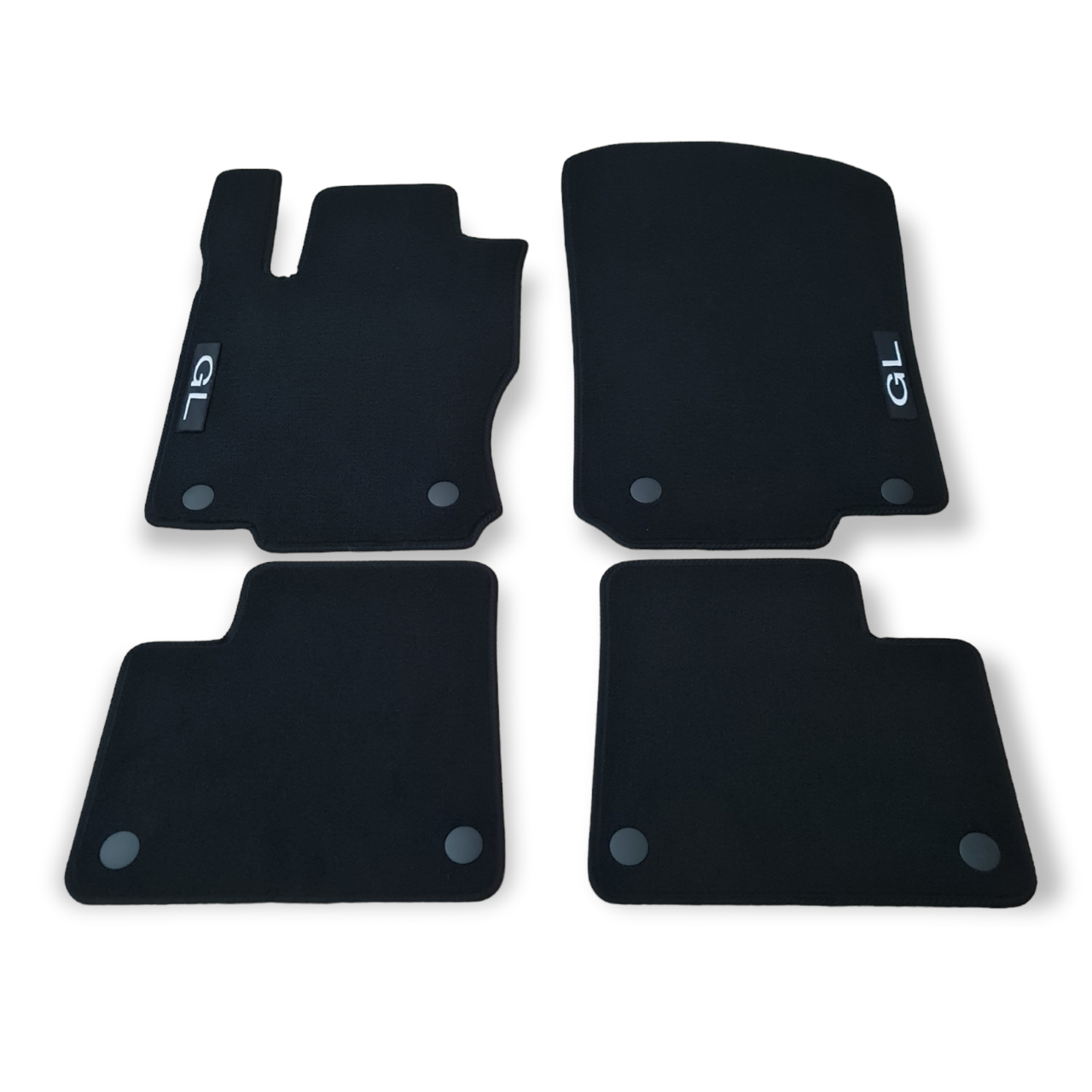 Car Floor Mats For Mercedes GL X166 Velour Auto Liners Waterproof Black Carpet