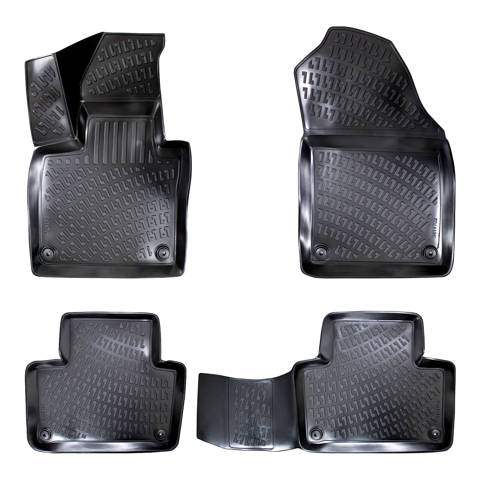 Floor Mats Liners For Volvo XC-90 2015-2019 All Weather Heavy Duty 3D Car Rugs
