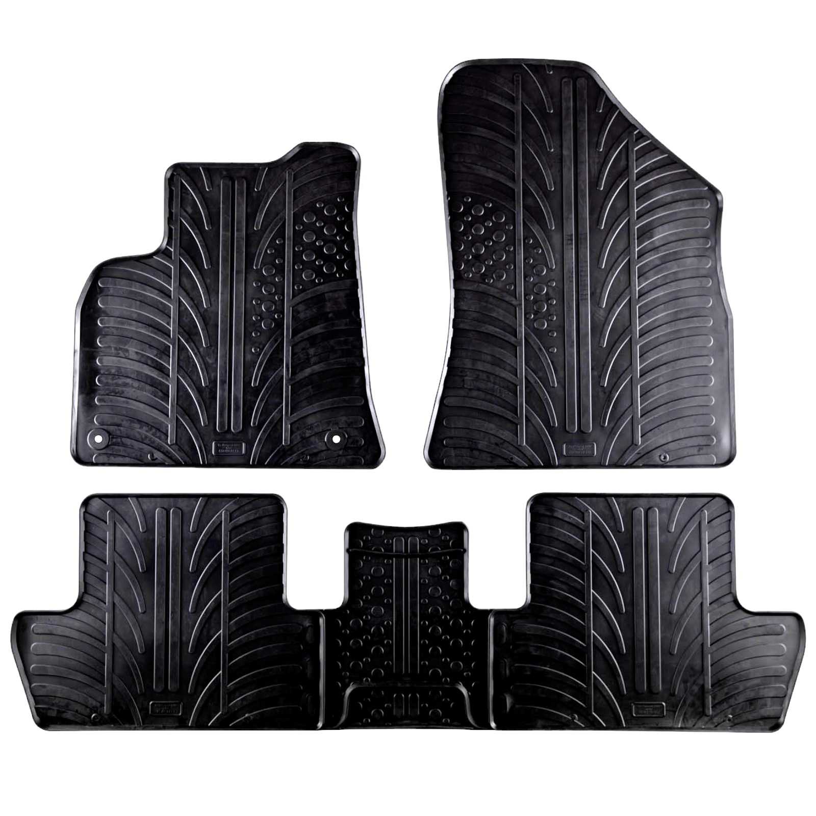 For Peugeot 3008 2009-2016 Car Floor Mats Rubber All Weather Heavy Duty Liners