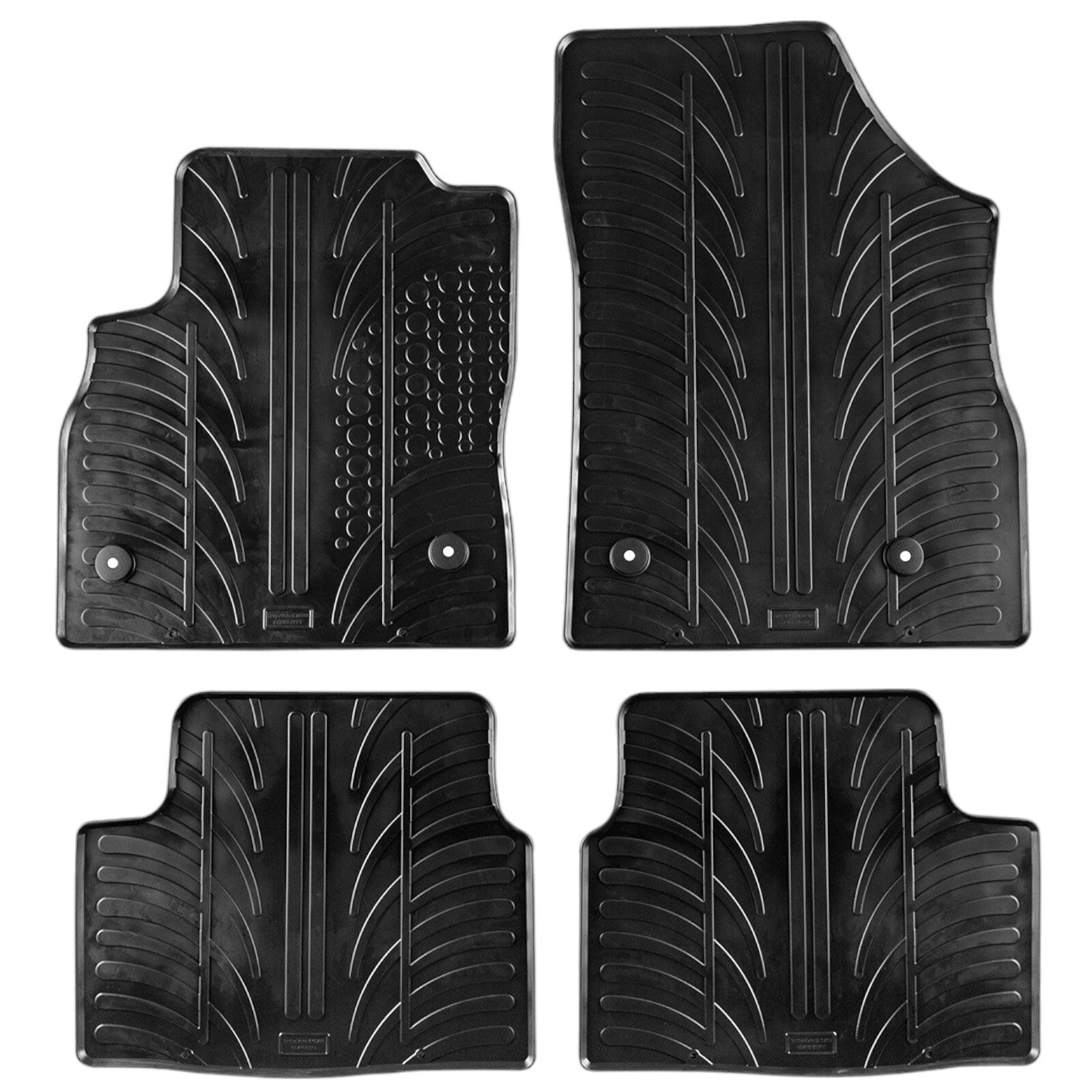 For Opel Astra K 2015-2021 Car Floor Mats Rubber All Weather Heavy Duty Liners