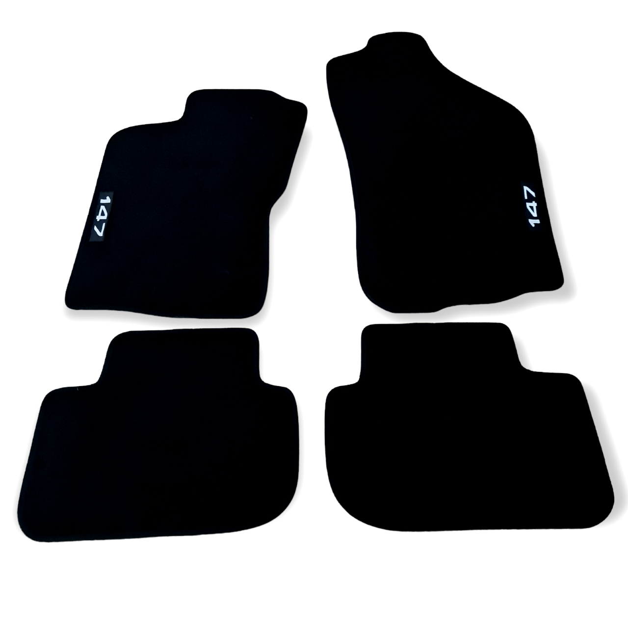 Car Floor Mats For Alfa Romeo 147 Velour Waterproof Black Carpet Auto Liners New