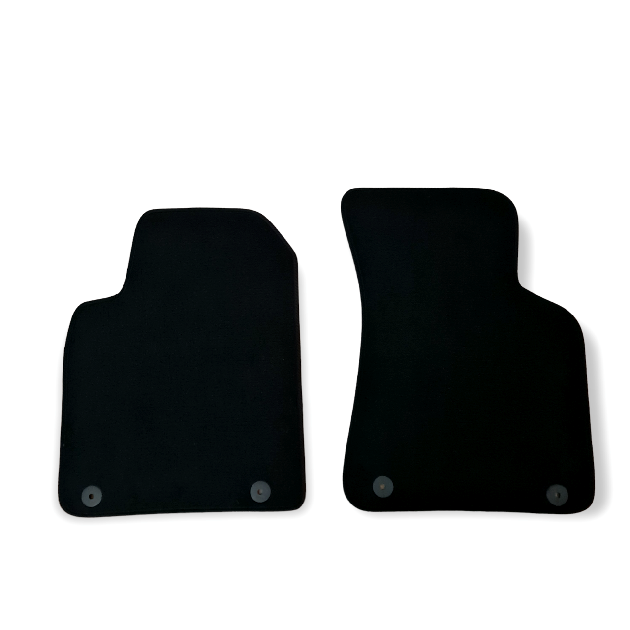 Front Car Floor Mats Velour For Audi TT Waterproof Black Carpet Auto Liners 2pcs