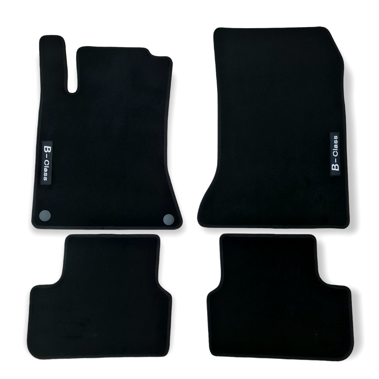 Car Floor Mats For Mercedes B Class Velour Auto Liners Waterproof Black Carpet