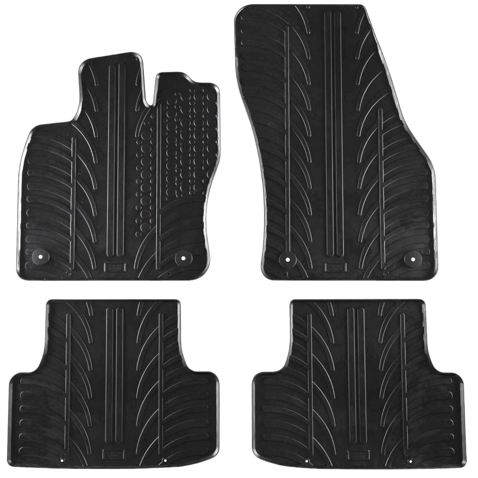 For Seat Ateca 2016-2024 Car Floor Mats Rubber All Weather Heavy Duty Liners New