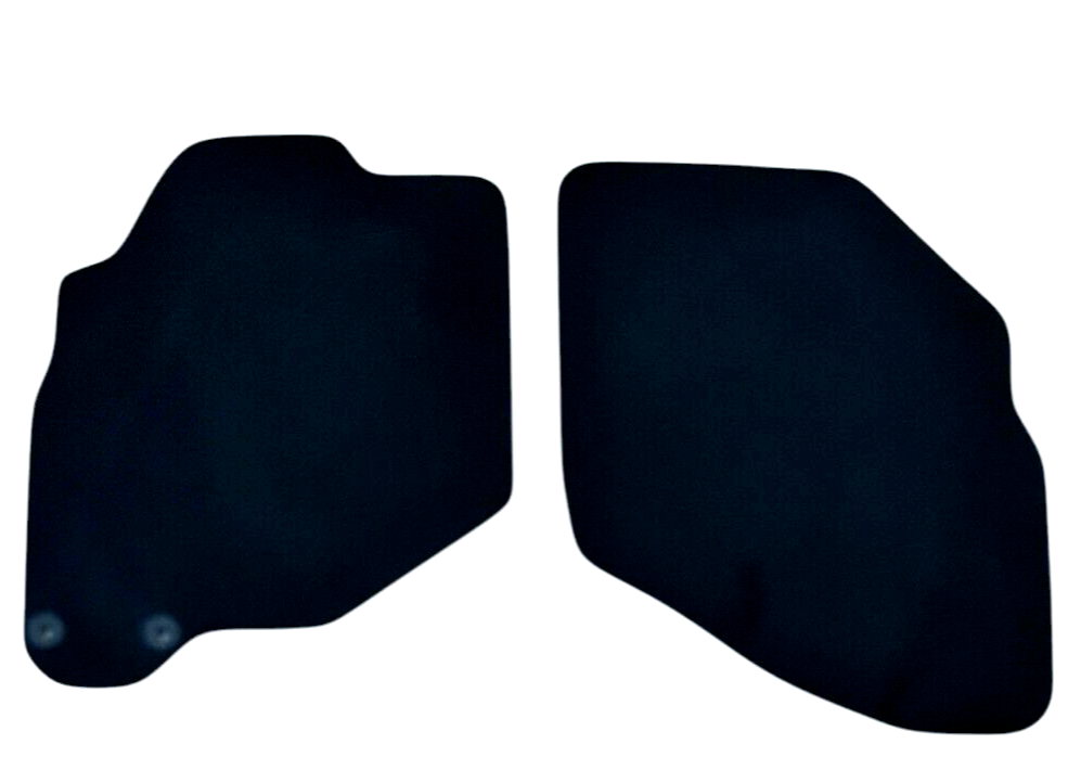 Front Car Floor Mats Velour For Honda Jazz Waterproof Carpet Rugs Auto Liners 2p