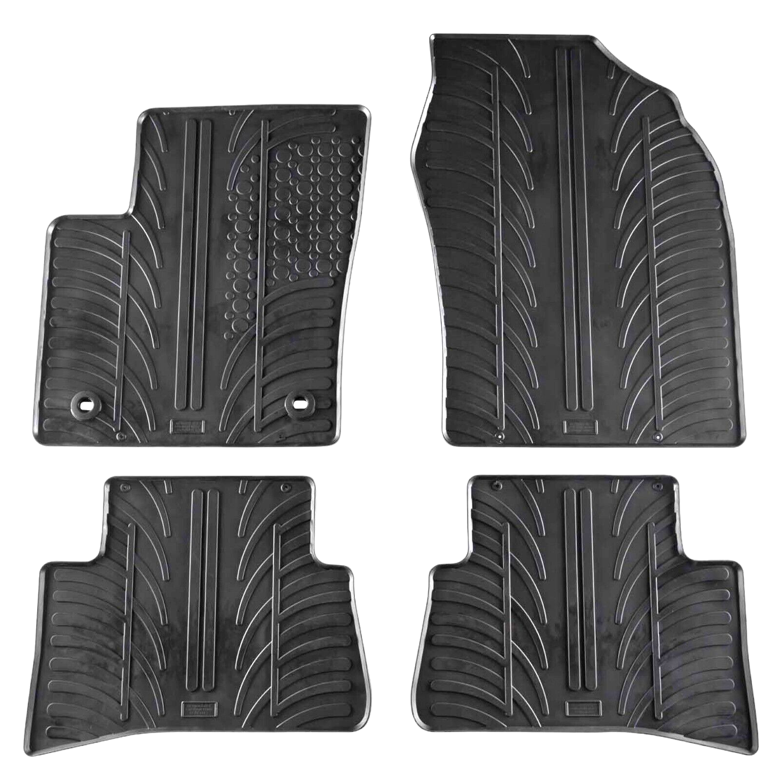 Rubber Car Floor Mats For Toyota C-HR All Weather Heavy Duty Rugs Auto Liners