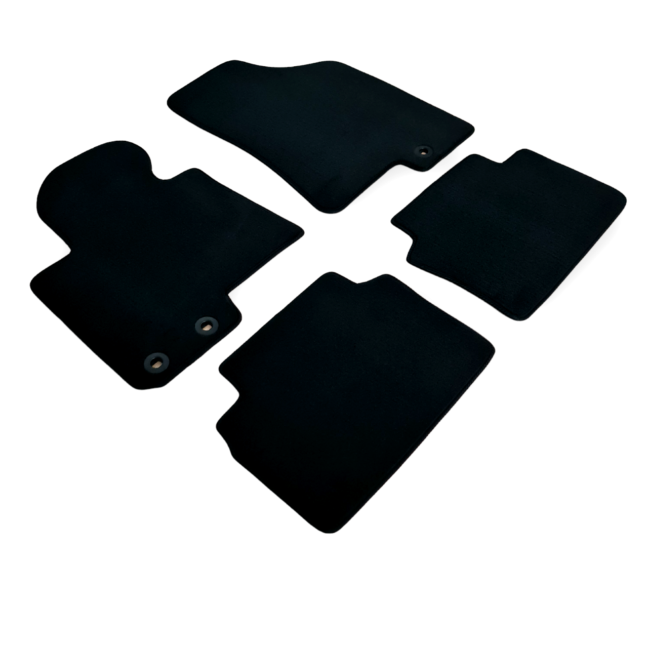 Car Floor Mats Velour For Hyundai Tucson Waterproof Black Carpet Auto Liners New