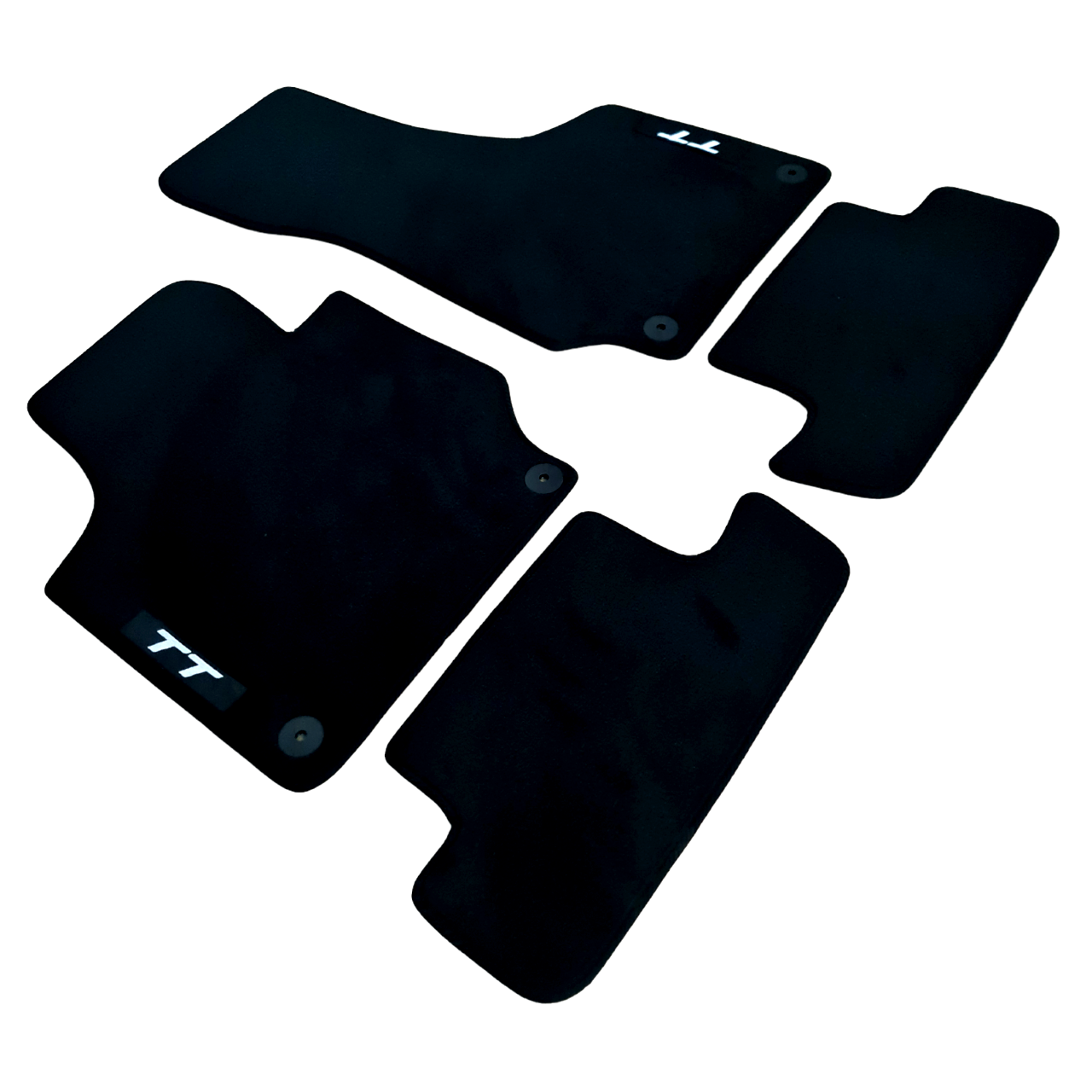 For Audi TT Carpet Car Floor Mats 2006-2014 OEM Quality Velour Auto Rugs Liners