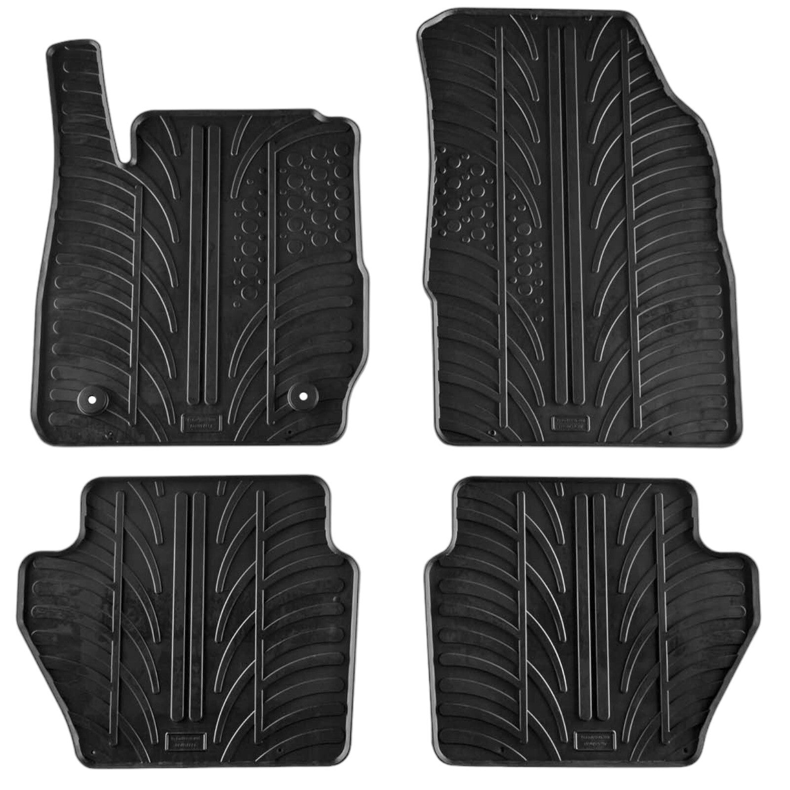 For Ford Fiesta 2008-2016 Car Floor Mats Rubber All Weather Heavy Duty Liners