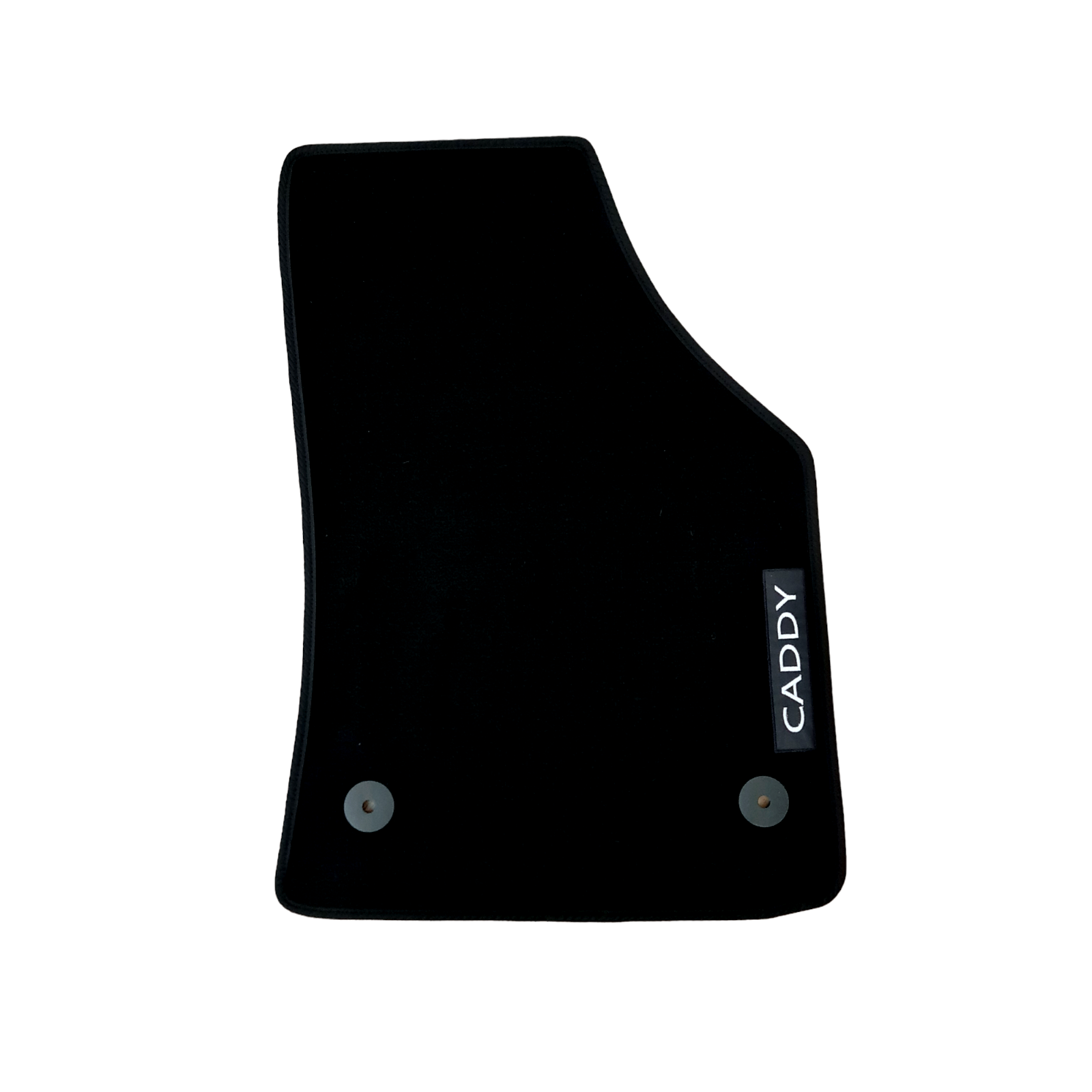 Front Car Floor Mats Velour For VW Caddy Auto Liners Waterproof Black Carpet 2pc