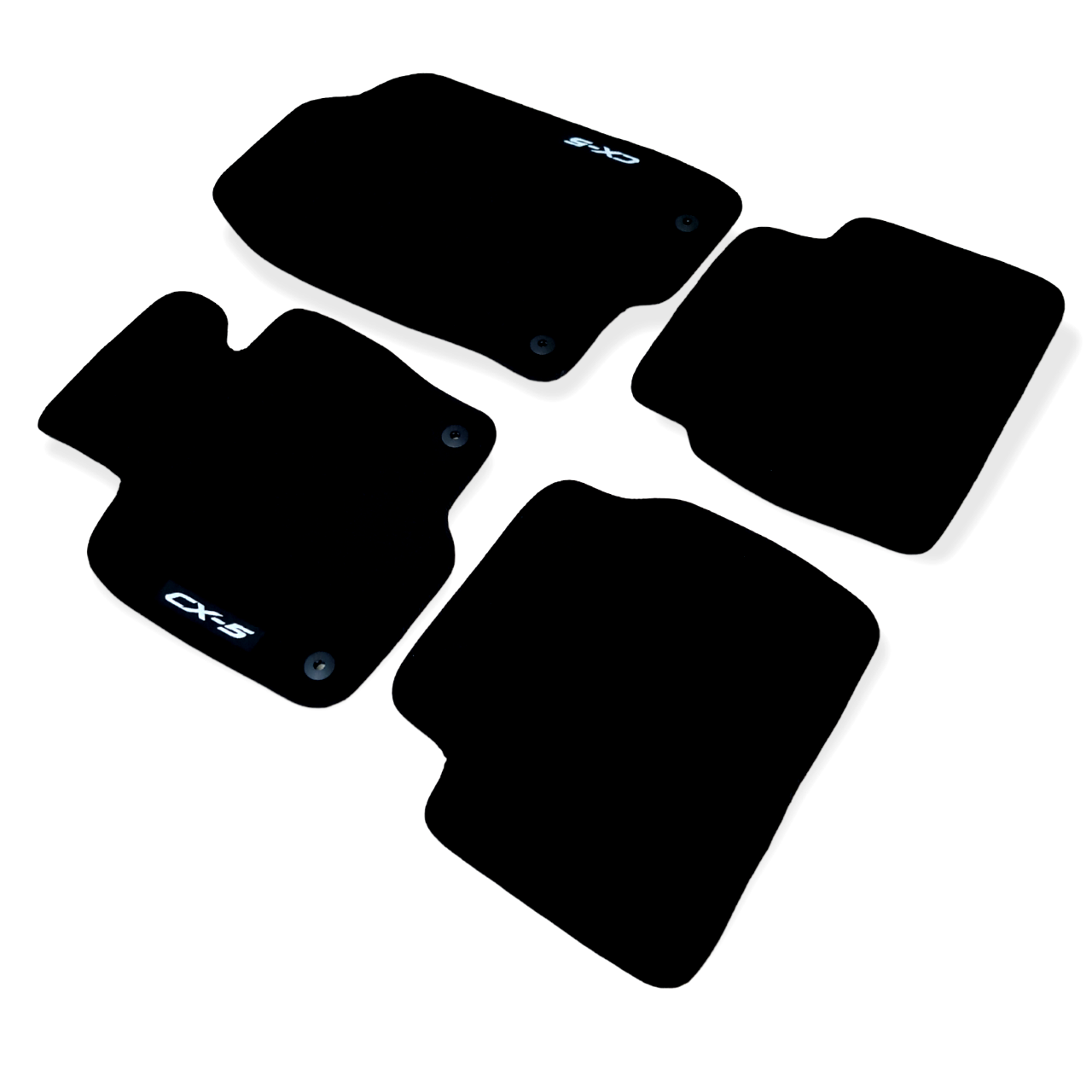 Car Floor Mats Velour For Mazda CX-5 Waterproof Black Carpet Auto Liners Rugs