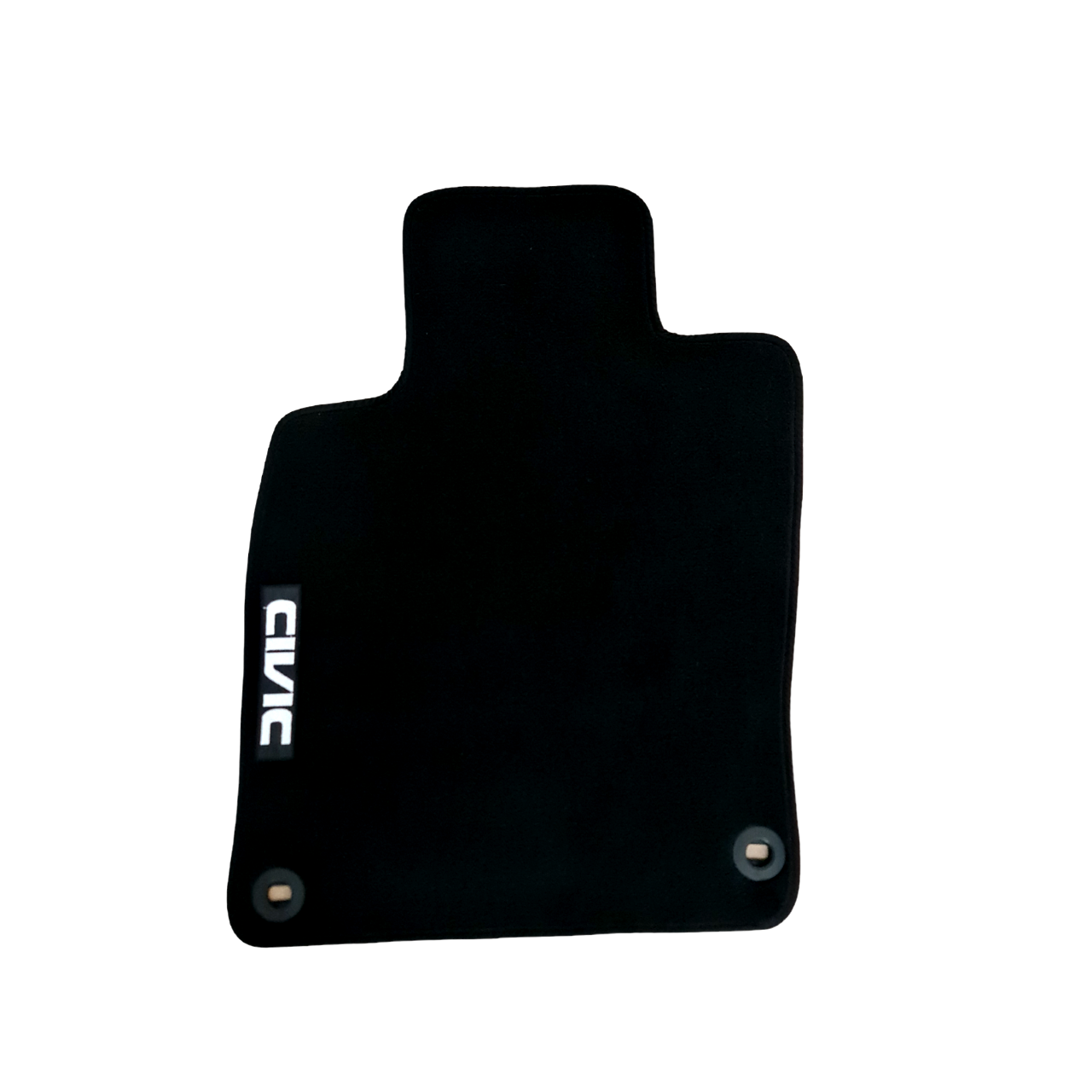 Car Floor Mats For Honda Civic Waterproof Velour Black Carpet Rugs Auto Liners