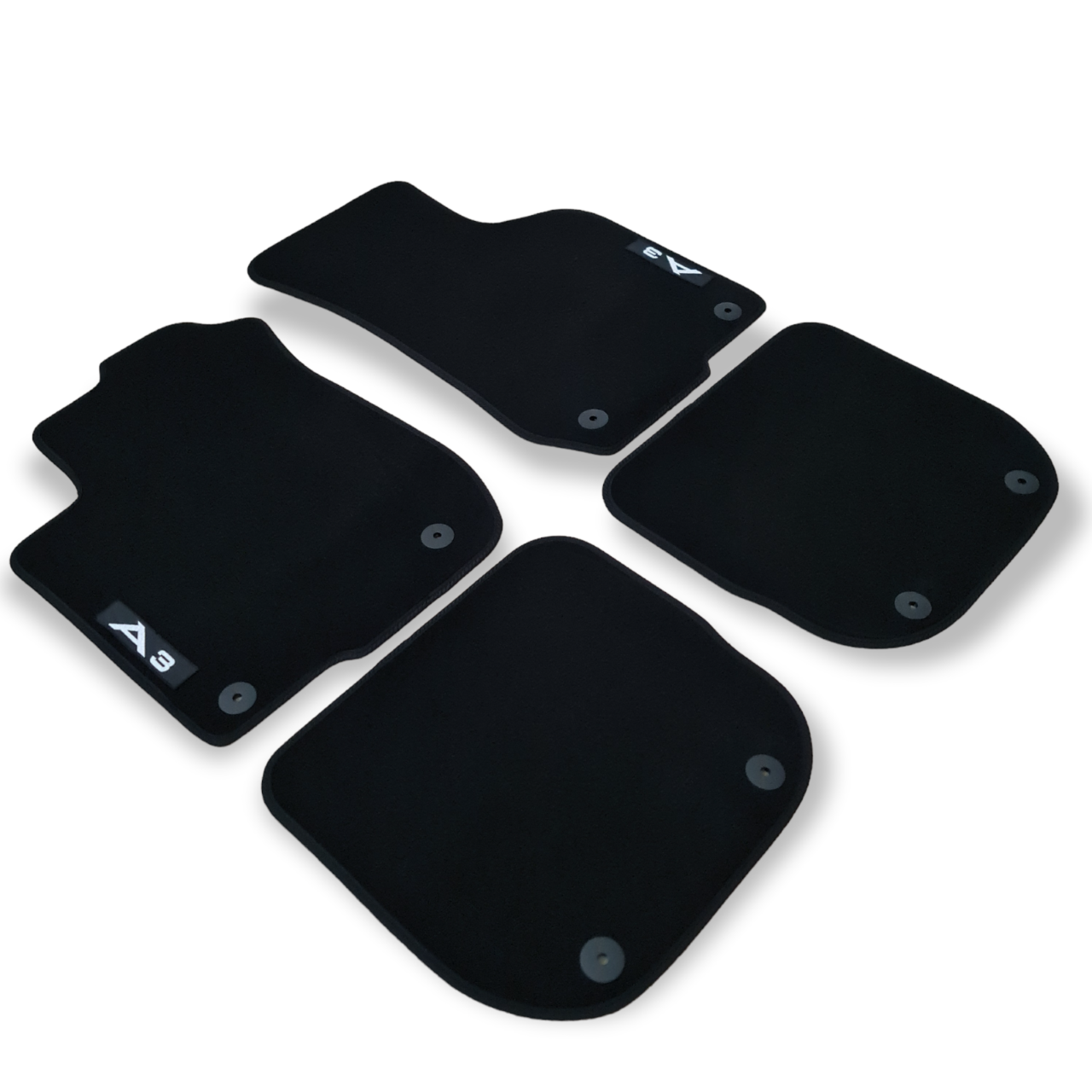 Car Floor Mats Velour For Audi A3 Waterproof Black Carpet Auto Liners New Rugs
