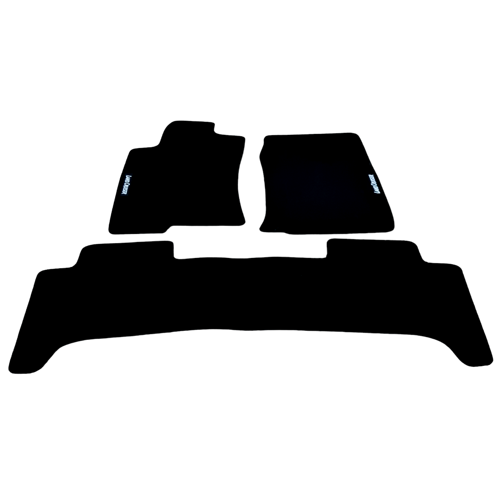 Car Floor Mats For Toyota Land Cruiser Waterproof Velour Auto Liners Black Rugs