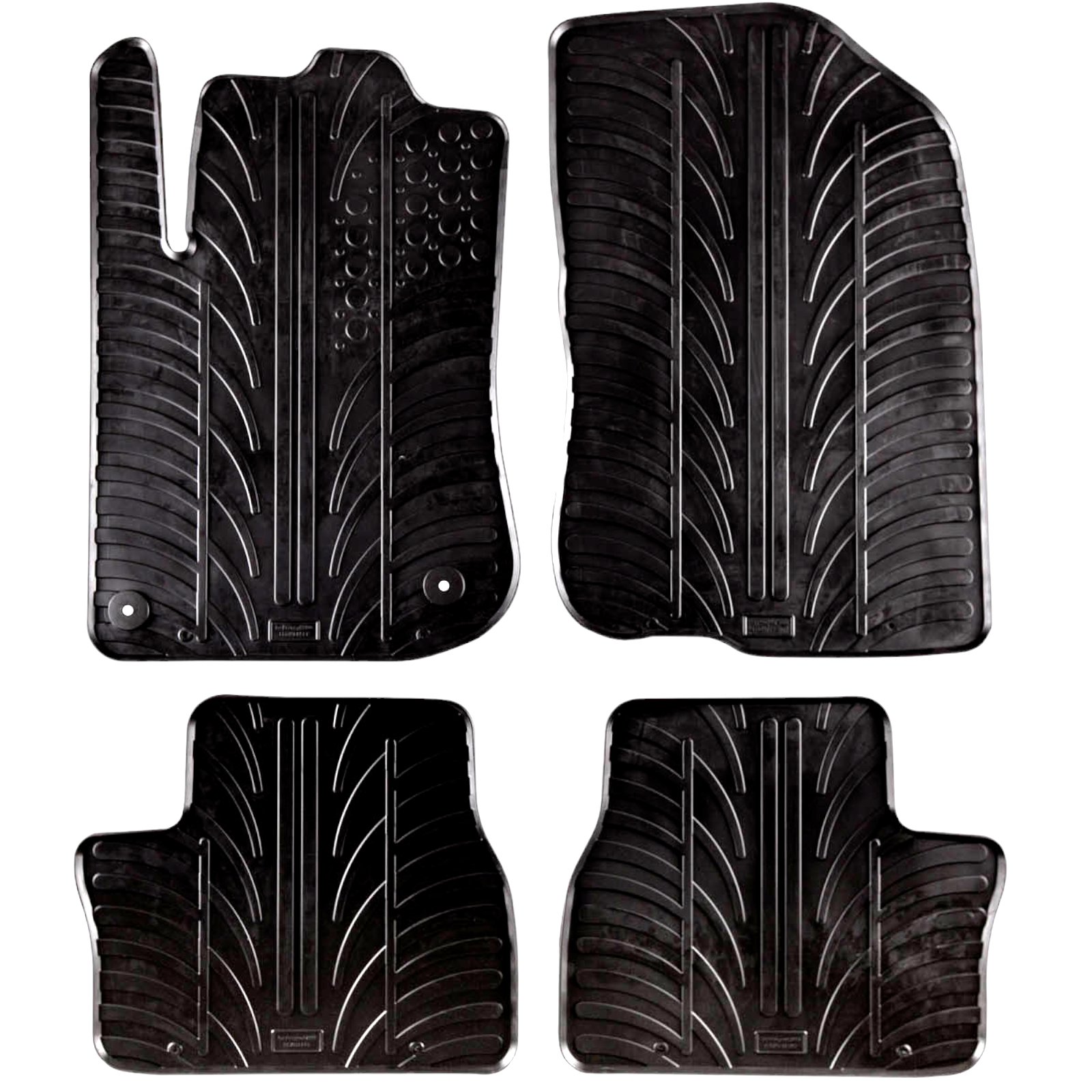 For Peugeot 2008 2013-2019 Car Floor Mats Rubber All Weather Heavy Duty Liners