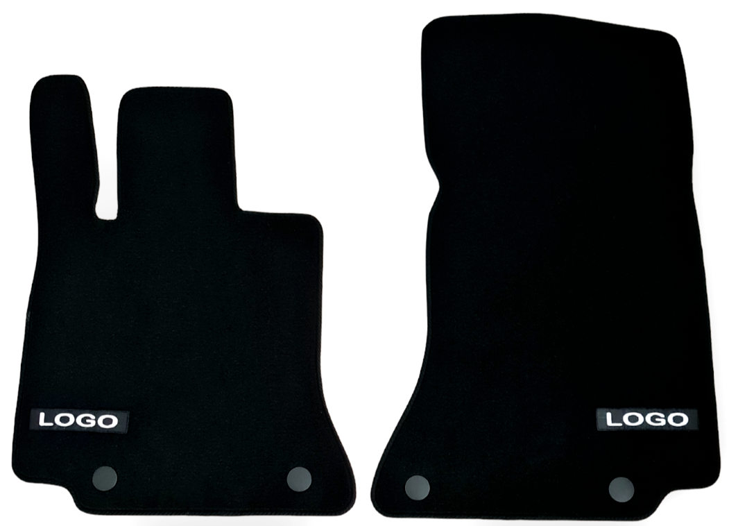 Front Car Floor Mats Velour For AMG Mercedes C-Class W206 Auto Liners Waterproof