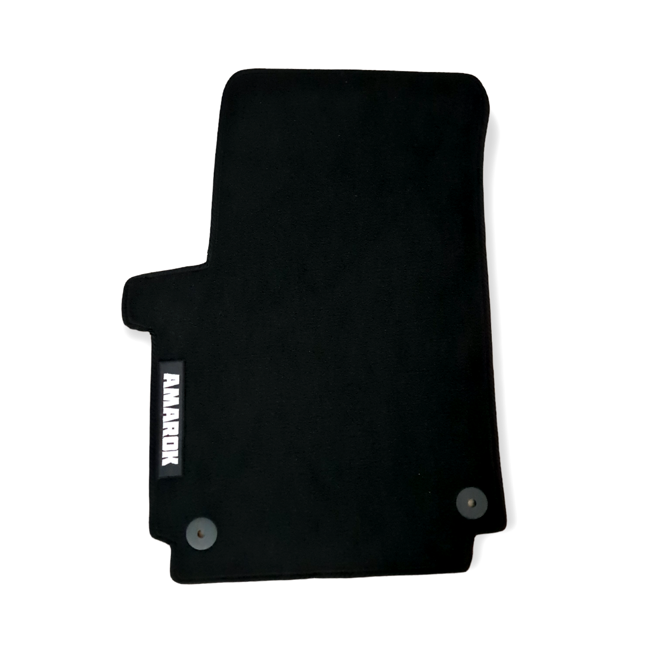 Front Car Floor Mats Velour For VW Amarok Waterproof Black Carpet Auto Liners 2p