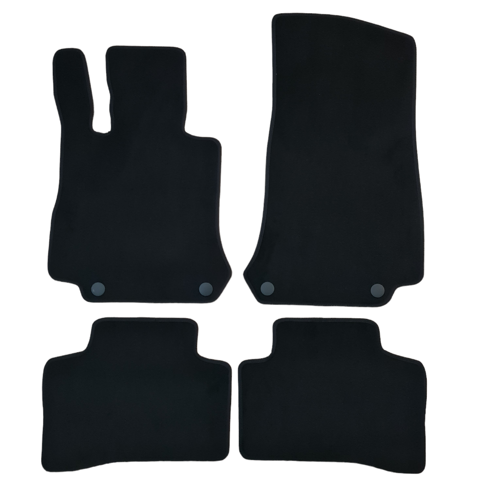 Car Floor Mats Velour For Mercedes EQC N293 Auto Liners Waterproof Black Carpet