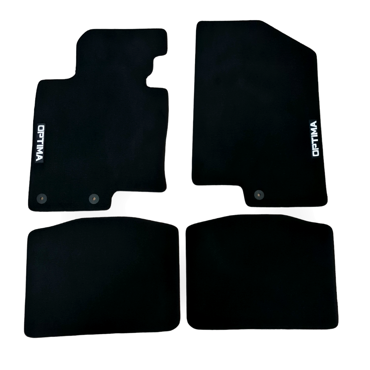 Car Floor Mats Velour For Kia Optima Waterproof Black Carpet Rugs Auto Liners