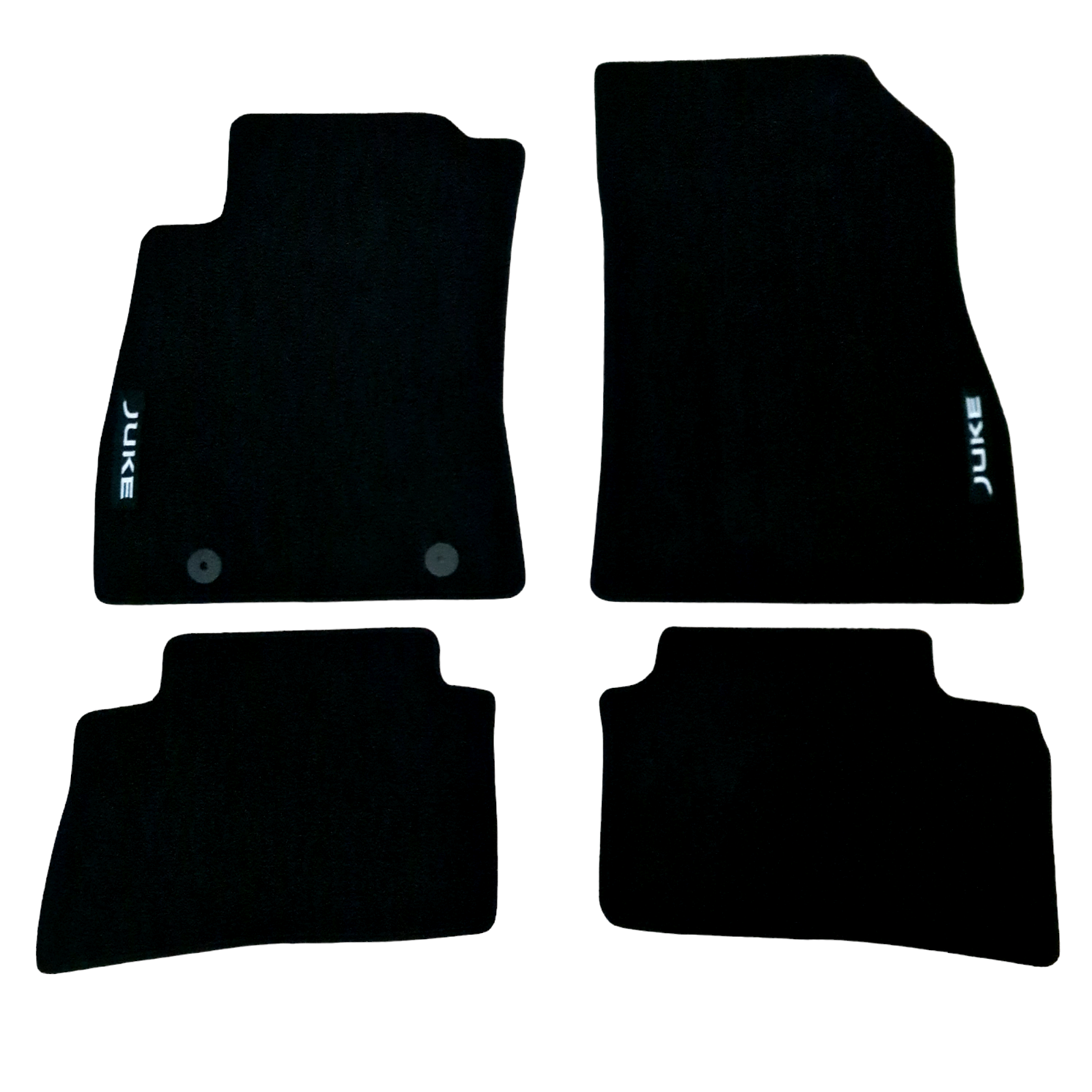 Car Floor Mats Velour For Nissan JUKE Waterproof Black Carpet Auto Liners New