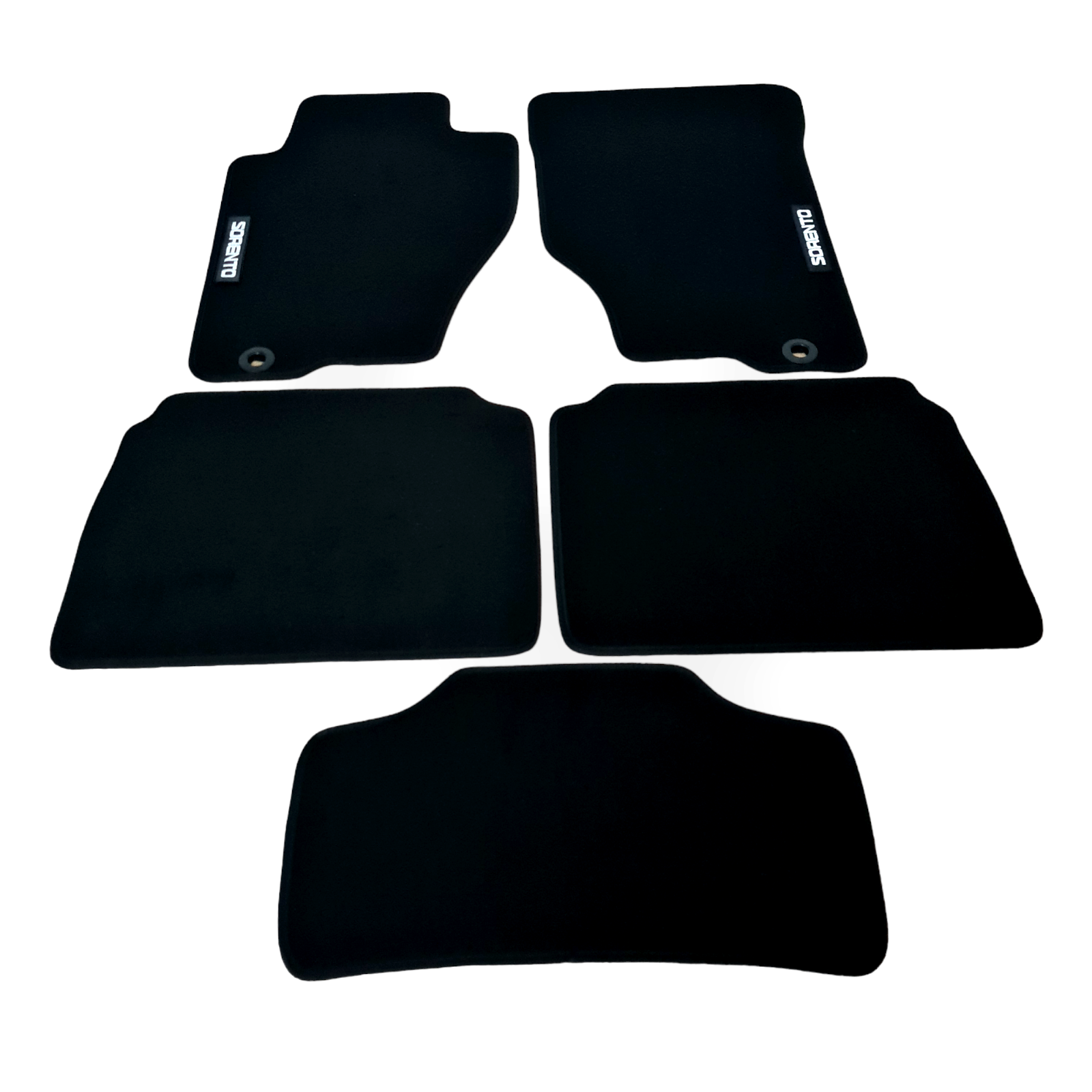 Car Floor Mats Velour For Kia Sorento Waterproof Black Carpet Rugs Auto Liners