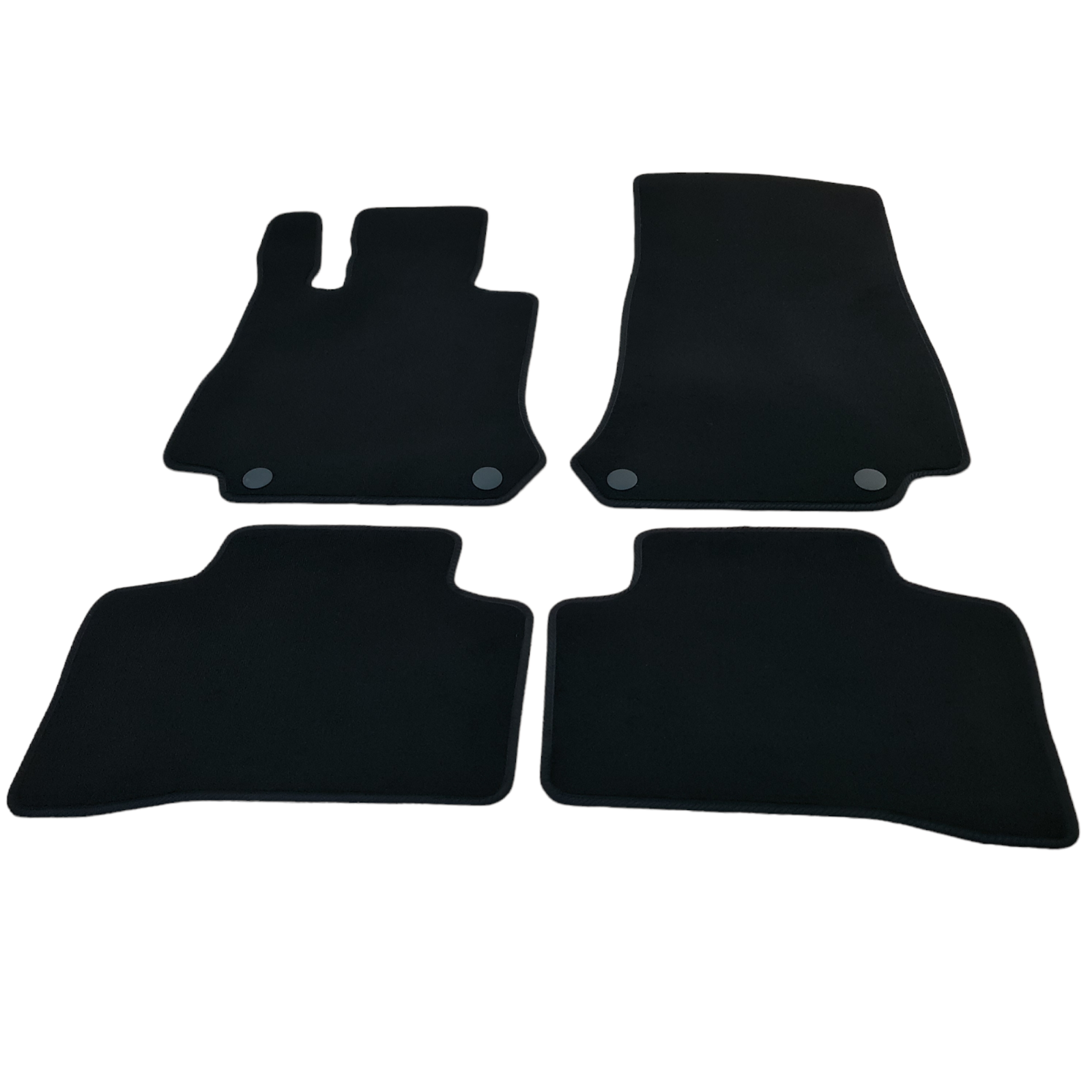 Car Floor Mats Velour For Mercedes EQC N293 Auto Liners Waterproof Black Carpet