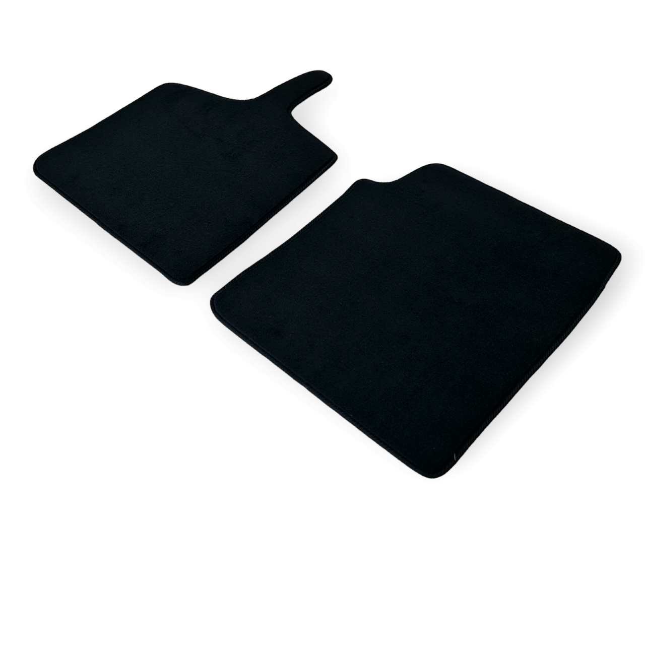 Car Floor Mats For Smart For Two Velour Waterproof Black Carpet Auto Liners New