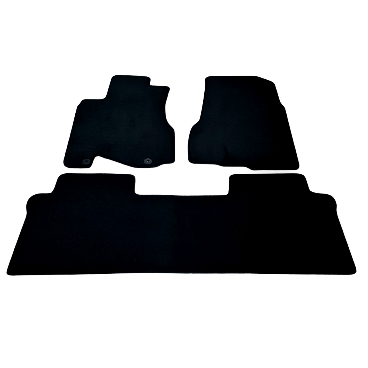 Car Floor Mats For Honda CRV Velour Waterproof Black Carpet Rugs Auto Liners New