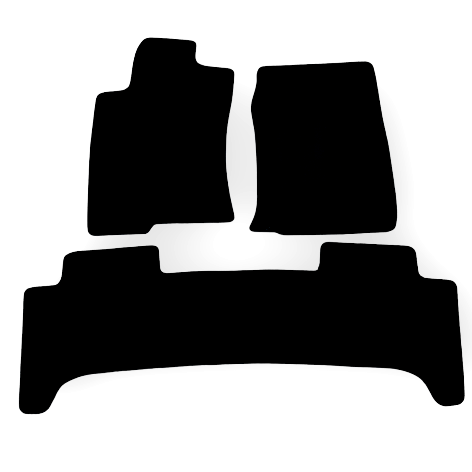 Car Floor Mats Velour For Toyota Land Cruiser Waterproof Auto Liners Black Rugs