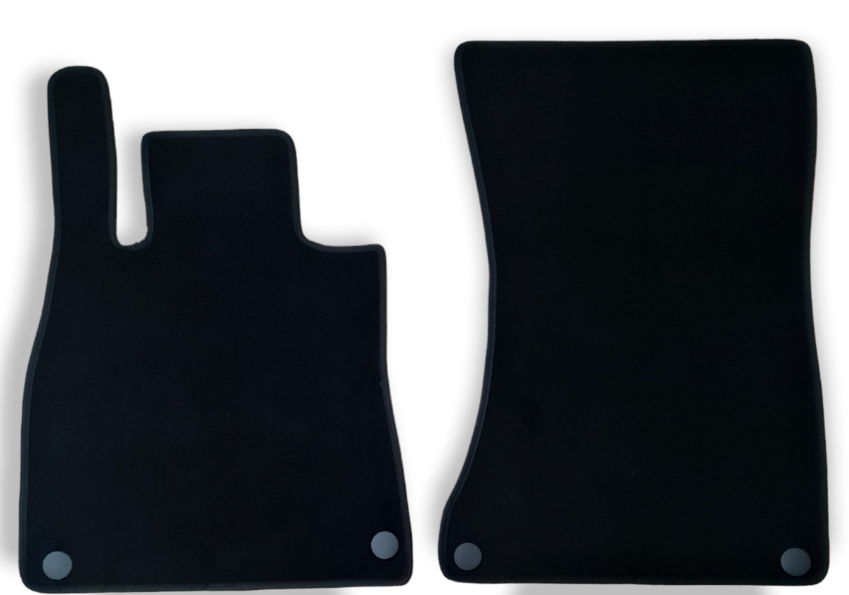 Front Velour Car Floor Mats For Mercedes S-Class Coupe C217 Waterproof Liners 2p