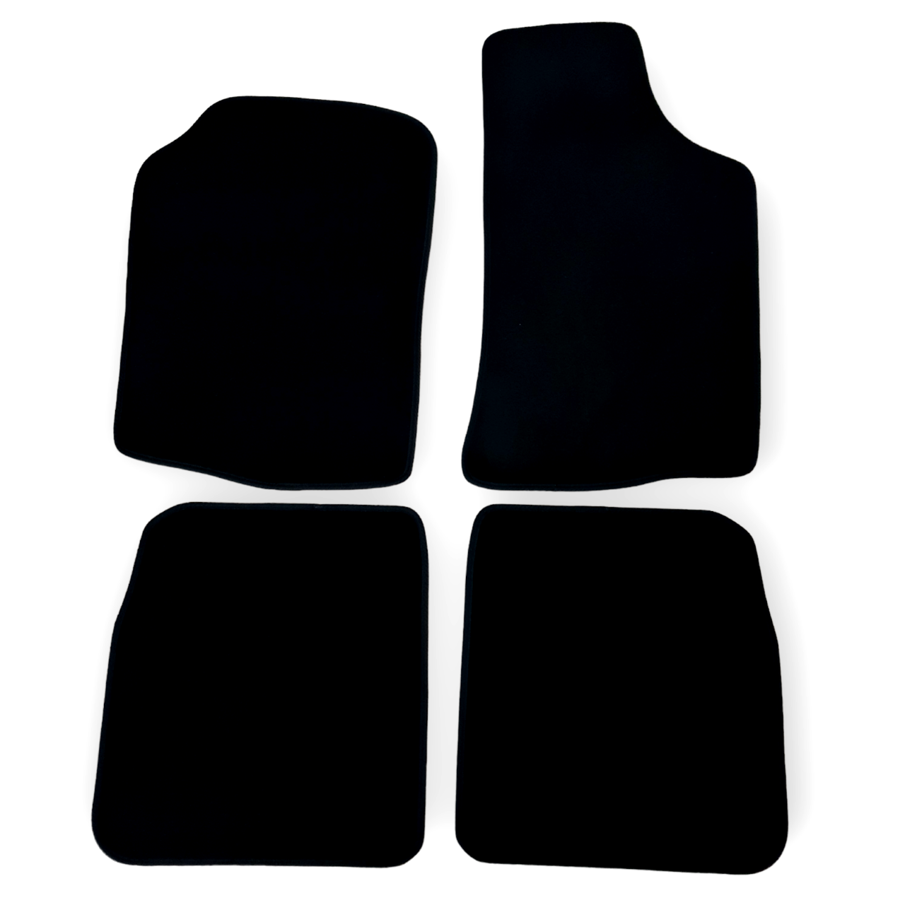 Car Floor Mats For VW Golf Mk1 Velour Waterproof Black Carpet Rugs Auto Liners