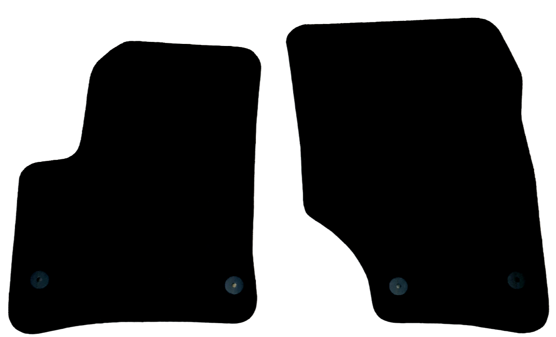 Front Car Floor Mats Velour For Porsche Cayenne Waterproof Carpet Liners 2pc New