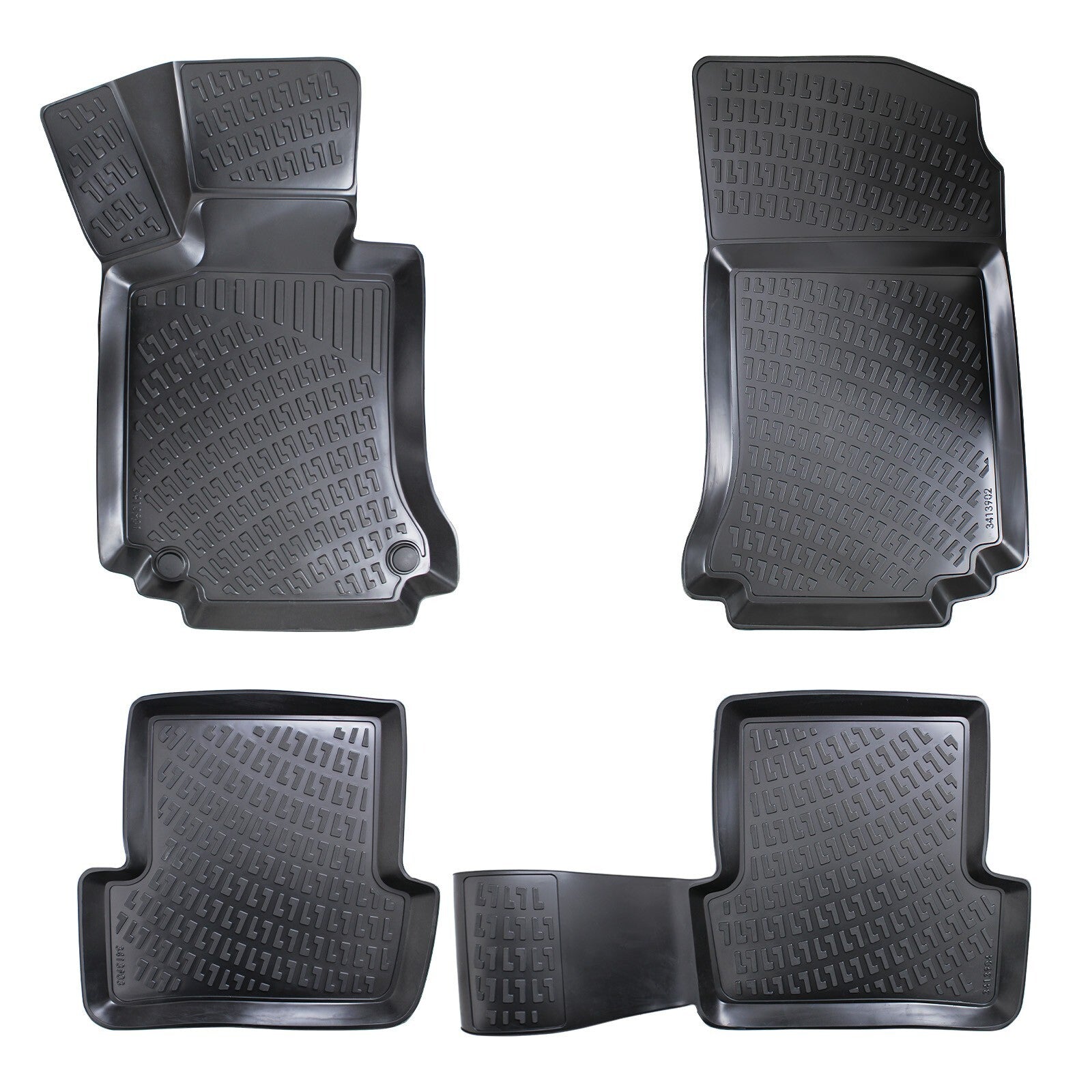 Floor Mats Liners For Mercedes C-Class W204 2007-2014 All Weather Heavy Duty Rug