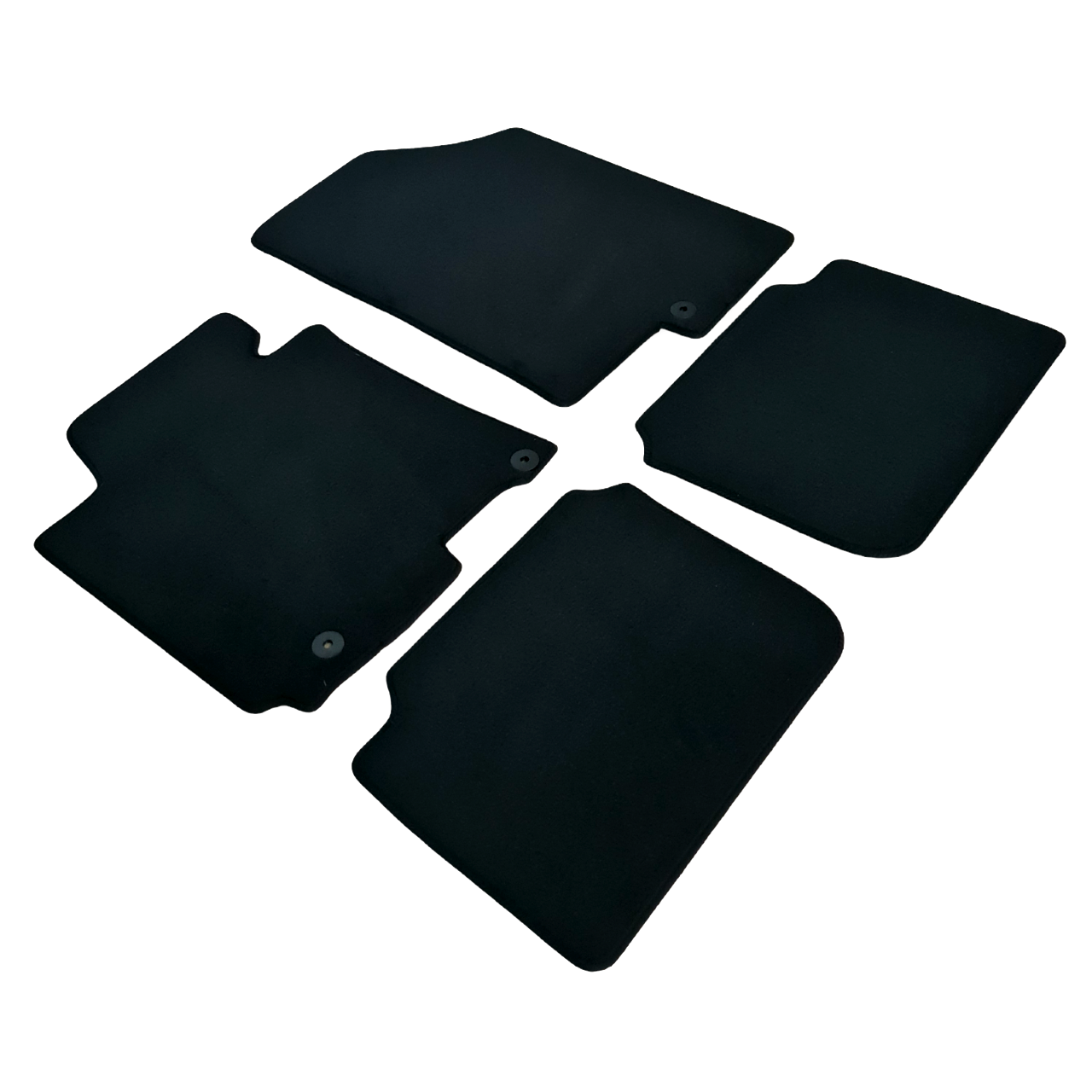 Car Floor Mats For Velour Hyundai Elantra Waterproof Black Carpet Auto Liners