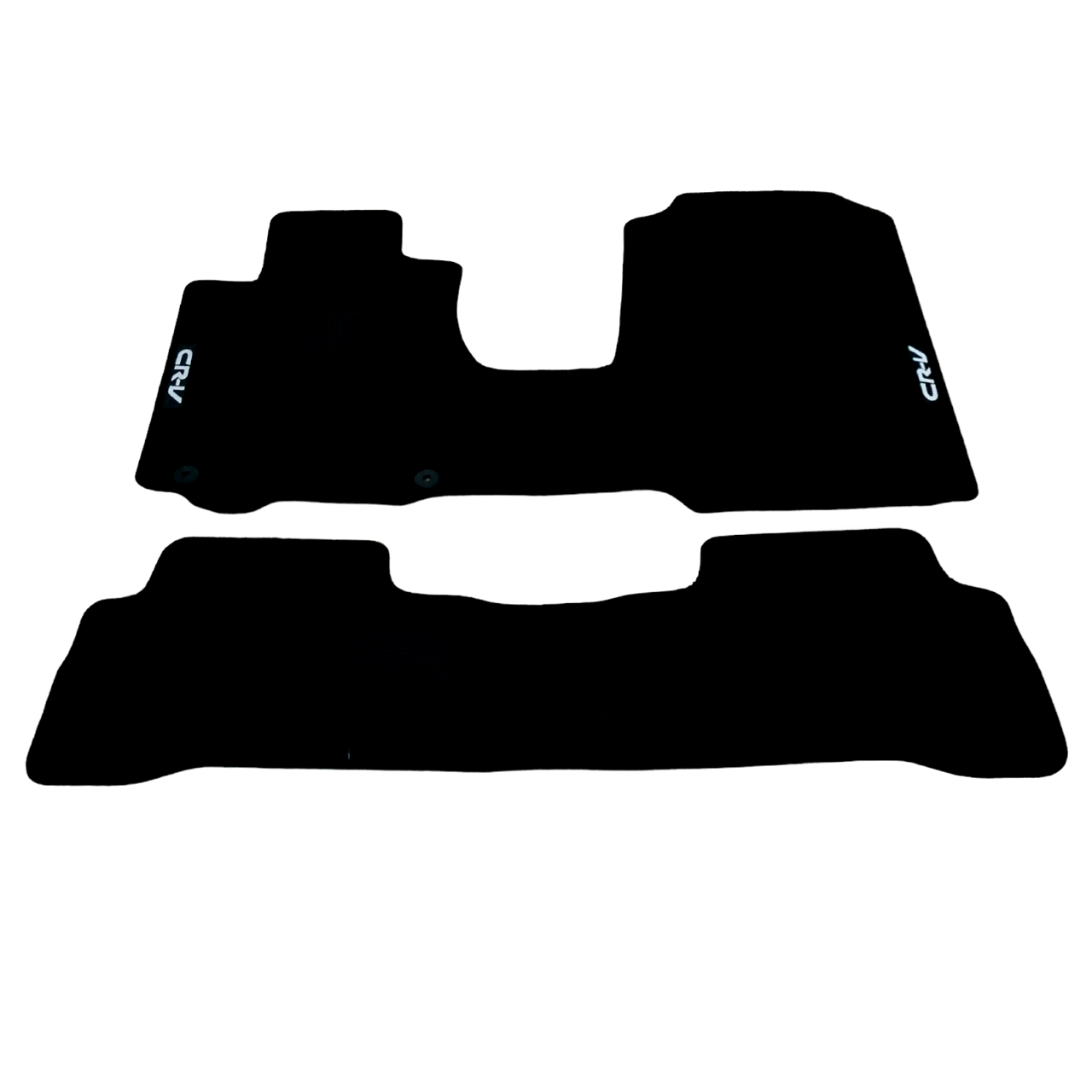 Car Floor Mats Velour For Honda CRV Waterproof Black Carpet Rugs Auto Liners New