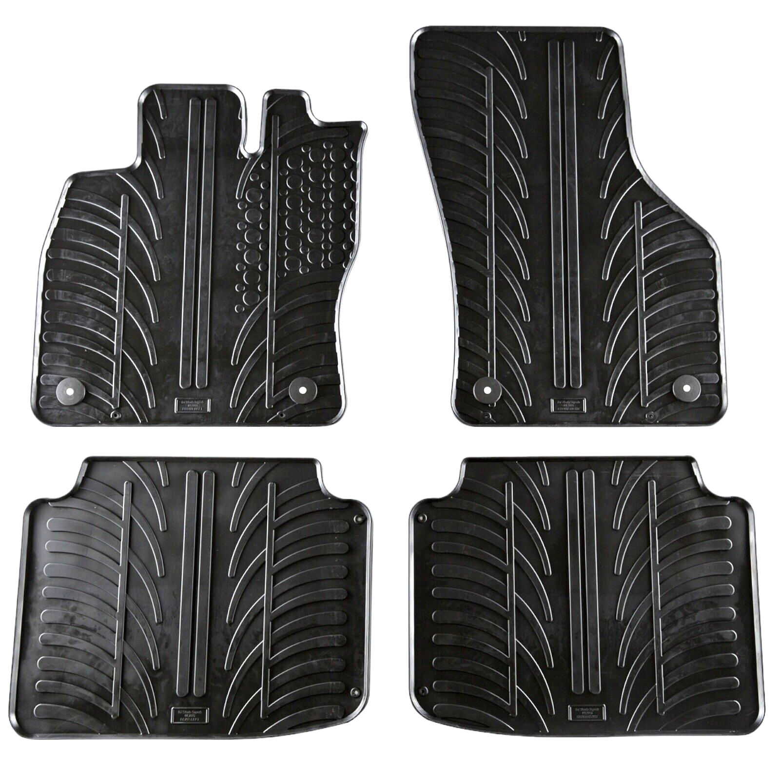 Rubber Car Floor Mats For Skoda Superb All Weather Heavy Duty Rugs Auto Liners