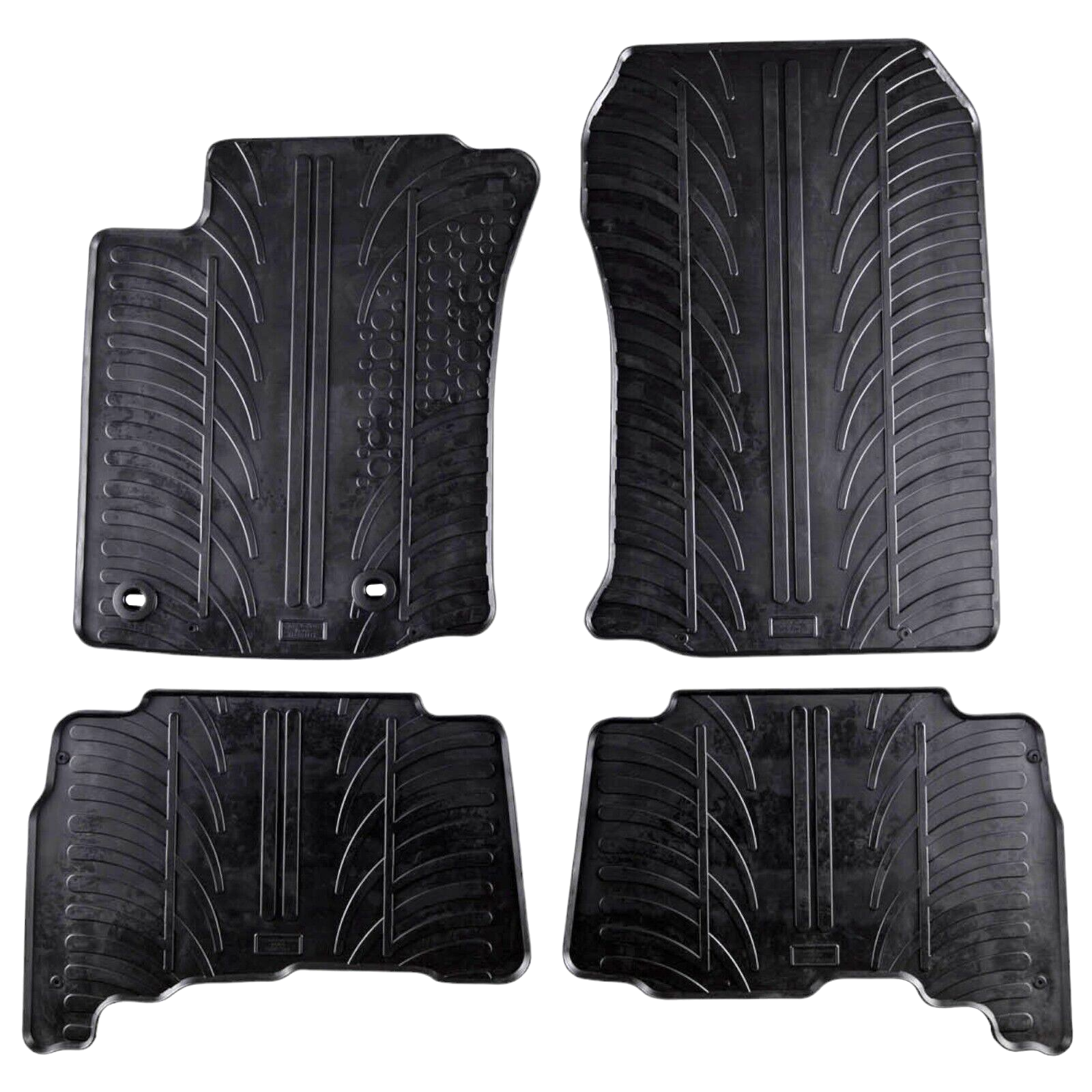 For Toyota Land Cruiser 2015-2023 Car Floor Mats Rubber All Weather Heavy Duty