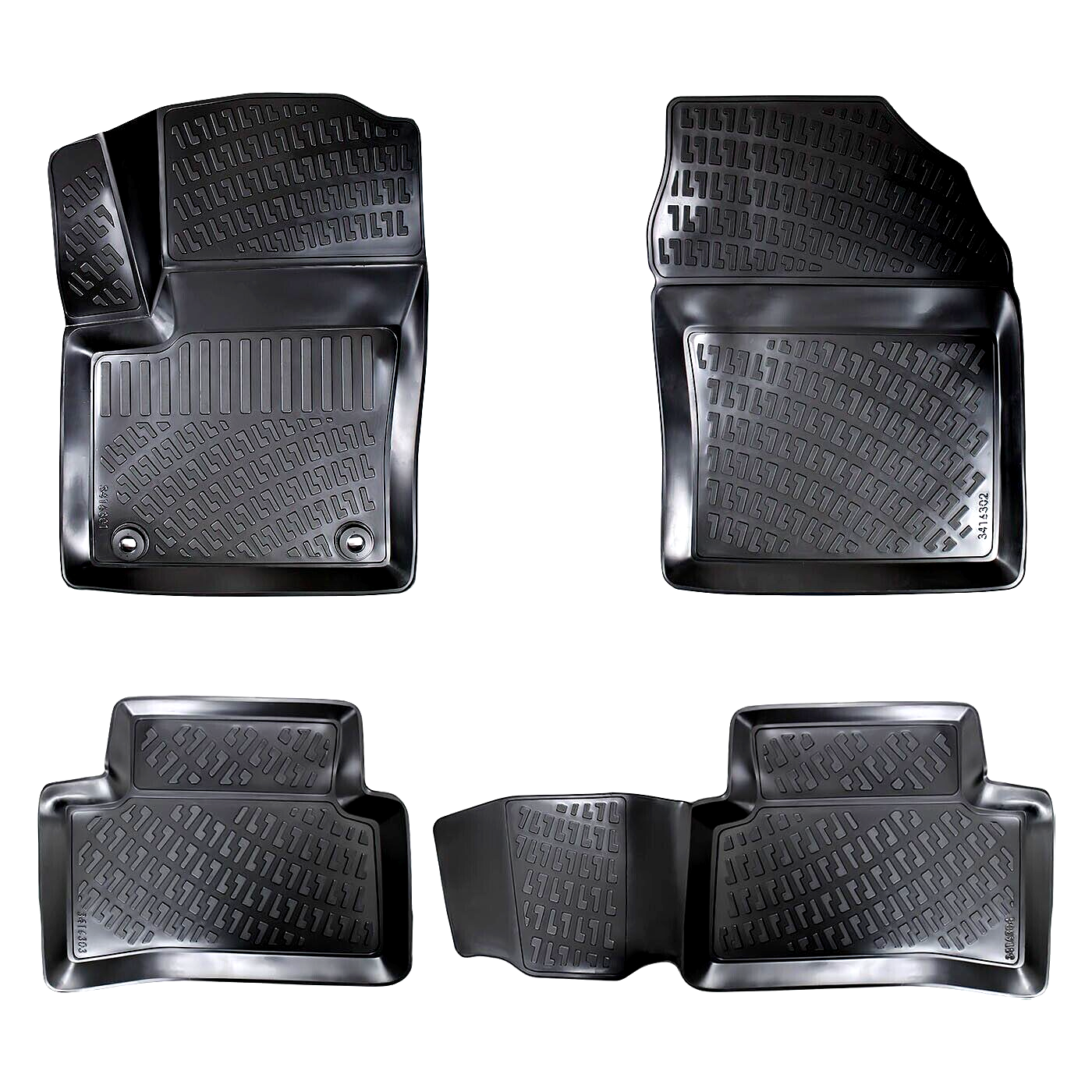 Car Floor Mats Liners For Toyota CHR 2016-2022 All Season Heavy Duty Auto Rugs