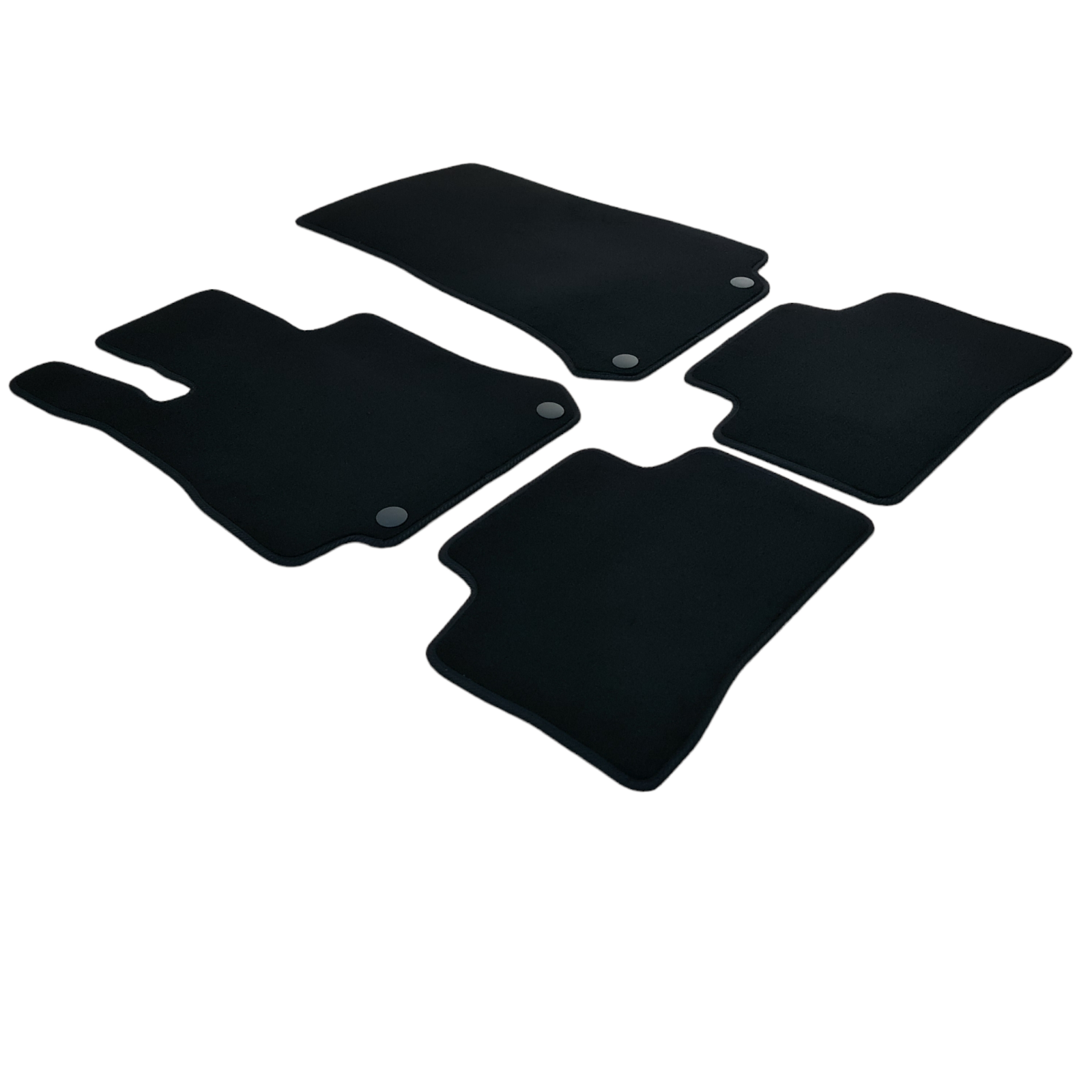 Car Floor Mats Velour For Mercedes EQC N293 Auto Liners Waterproof Black Carpet