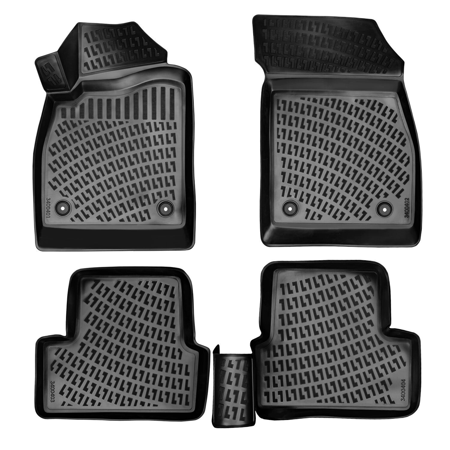 Car Floor Mats Liners For Chevrolet Cruze 2009-2015 All Season 3D Auto Rugs New
