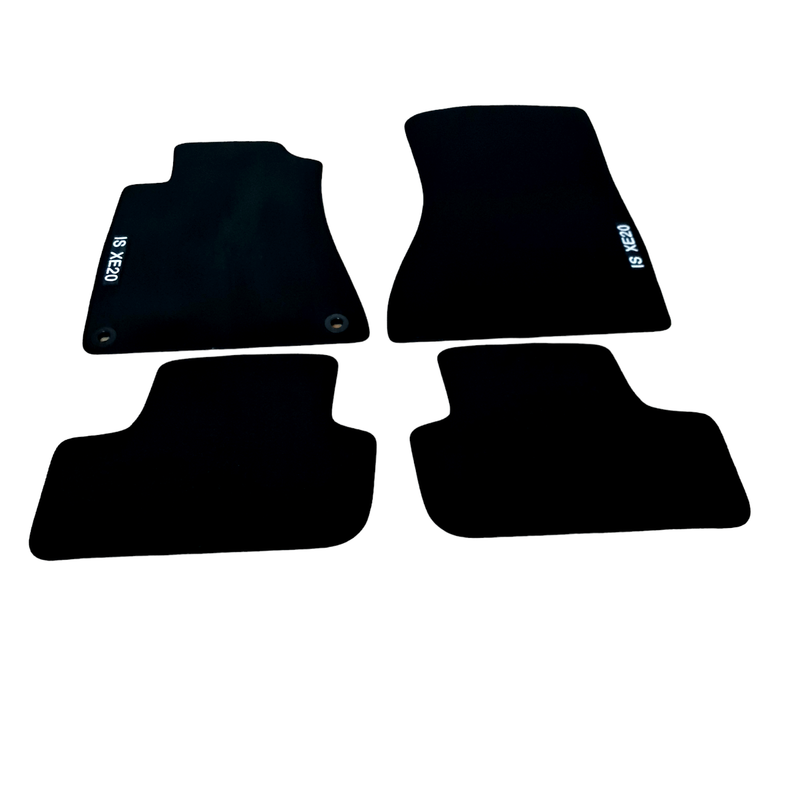 Car Floor Mats Velour For Lexus IS XE20 Waterproof Black Carpet Rugs Auto Liners