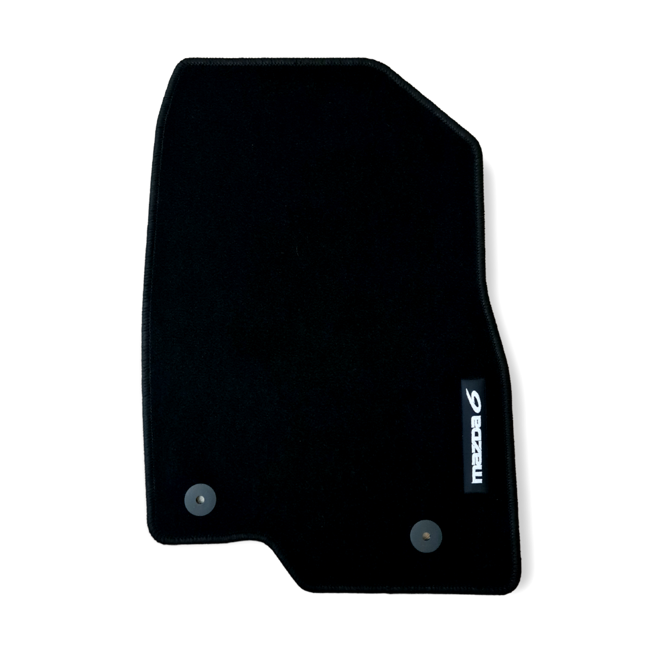 Front Car Floor Mats For Mazda 6 Sedan Velour Waterproof Black Carpet Rugs Liner